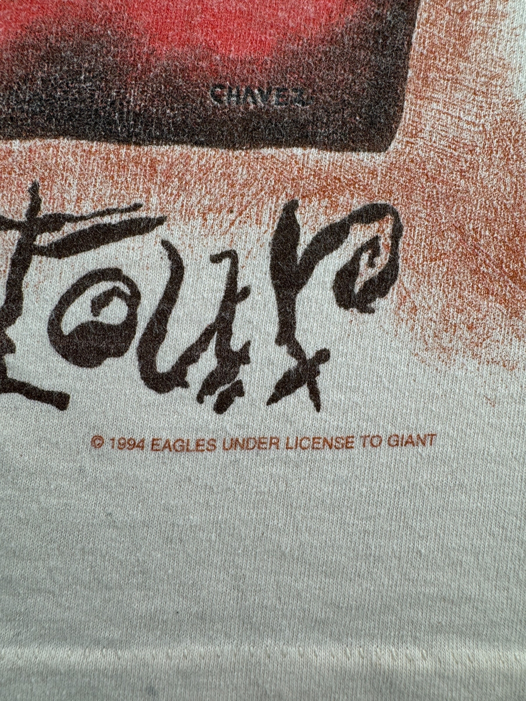 Trademark on Vintage Eagles 1994 World Tour Tee SZ XL