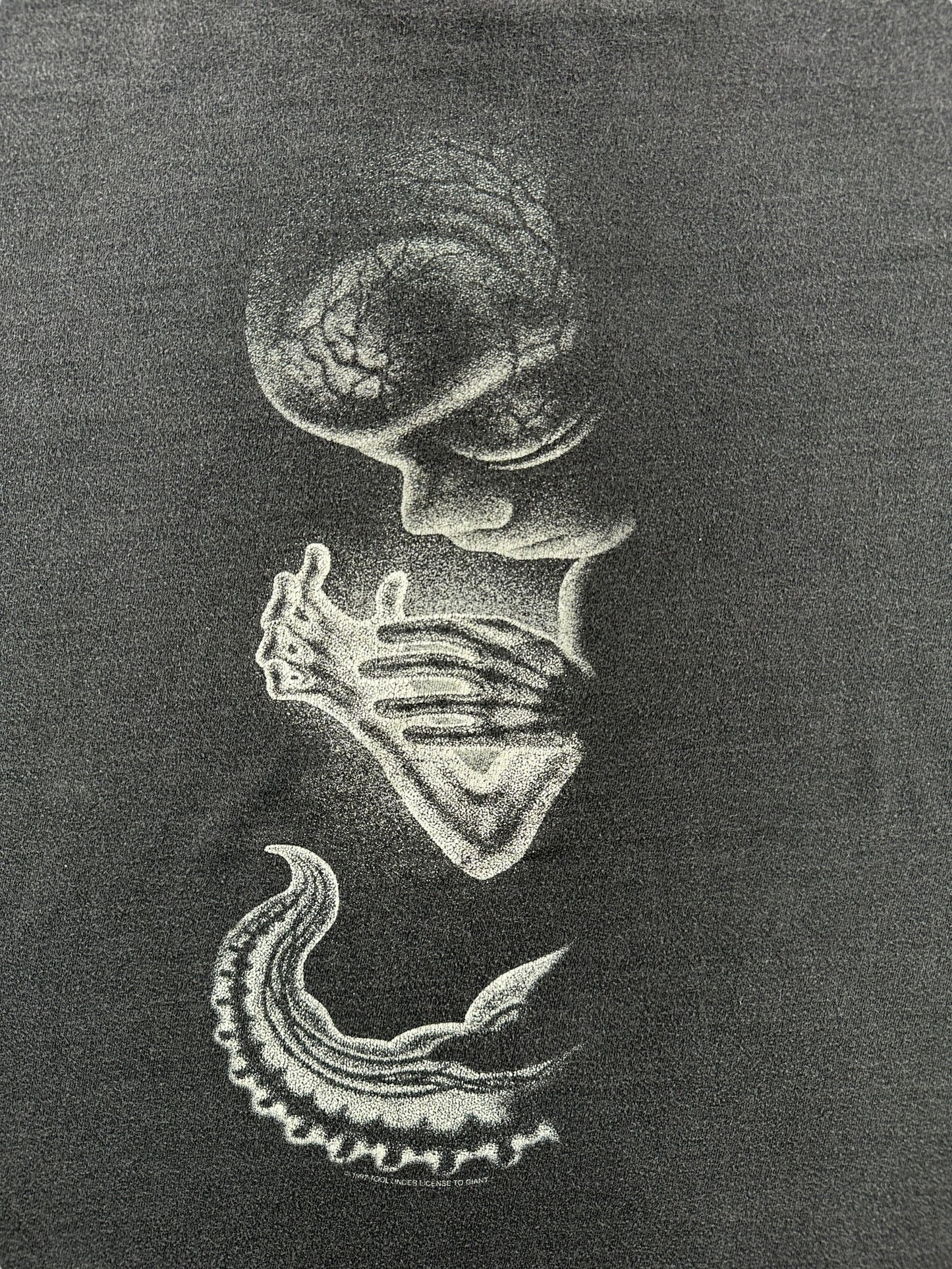 Back Graphic on Vintage Late 90's Tool Aenima Embryo Tee SZ XL