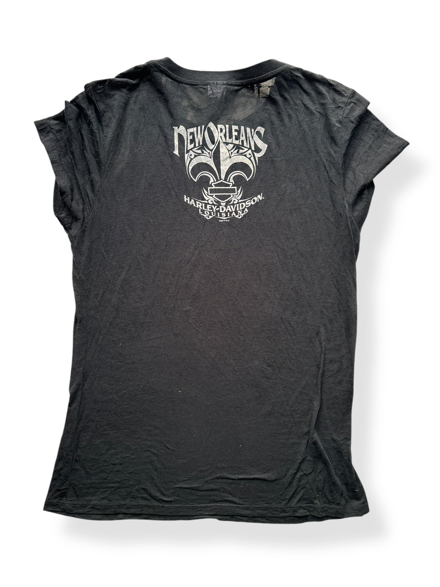 Back of 2015 Harley-Davidson New Orlean Ladies Tee L