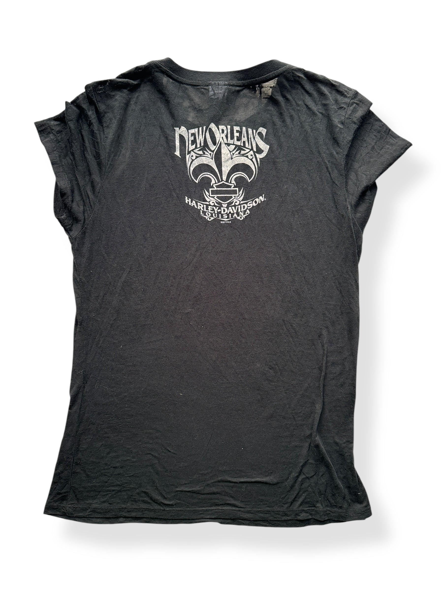Back of 2015 Harley-Davidson New Orlean Ladies Tee L