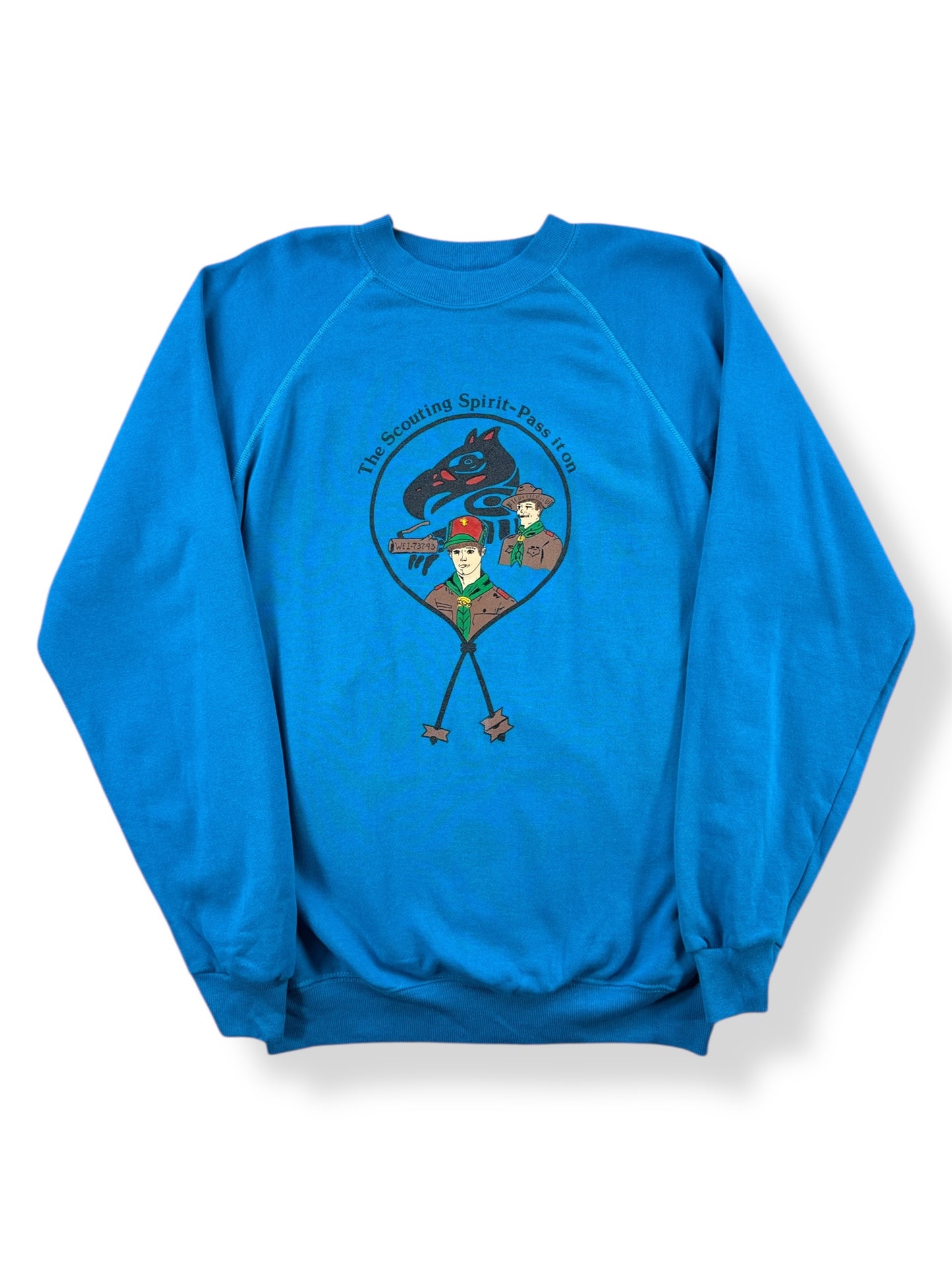 Front of Vintage Scouting Spirit Crewneck SZ L