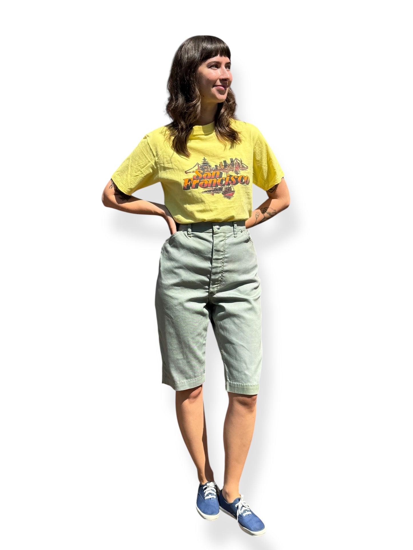 Vintage Miss Wrangler Slate Shorts W29