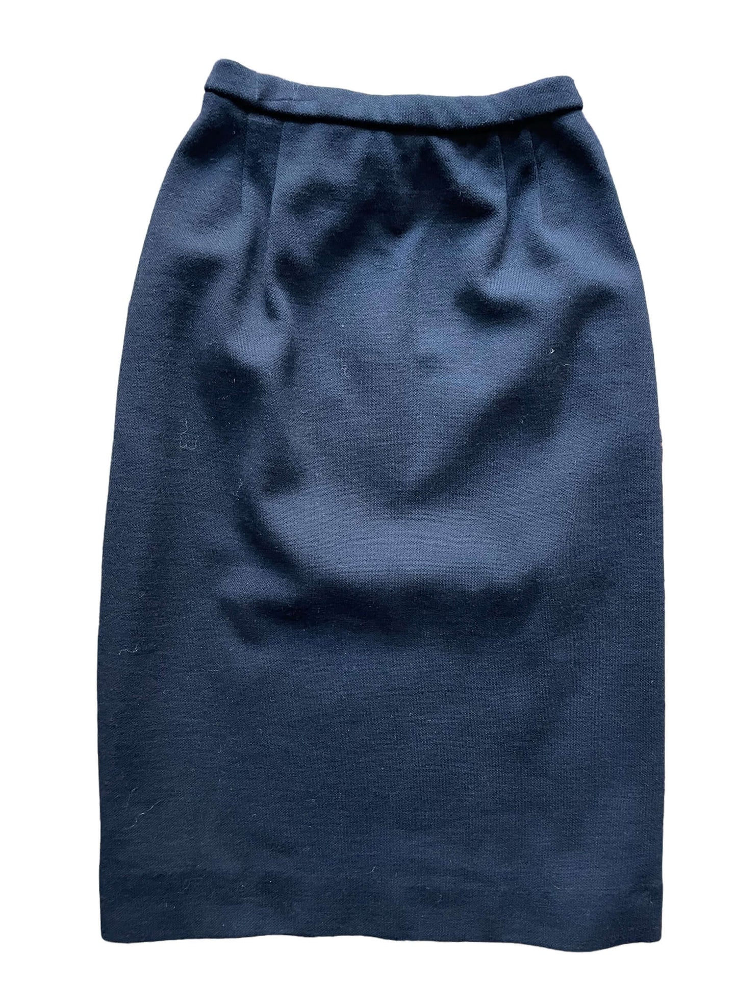 Front skirt view of Vintage 1960s Tami Two-Piece Set SZ M | Seattle True Vintage | Barn Owl Vintage Ladies Dresses