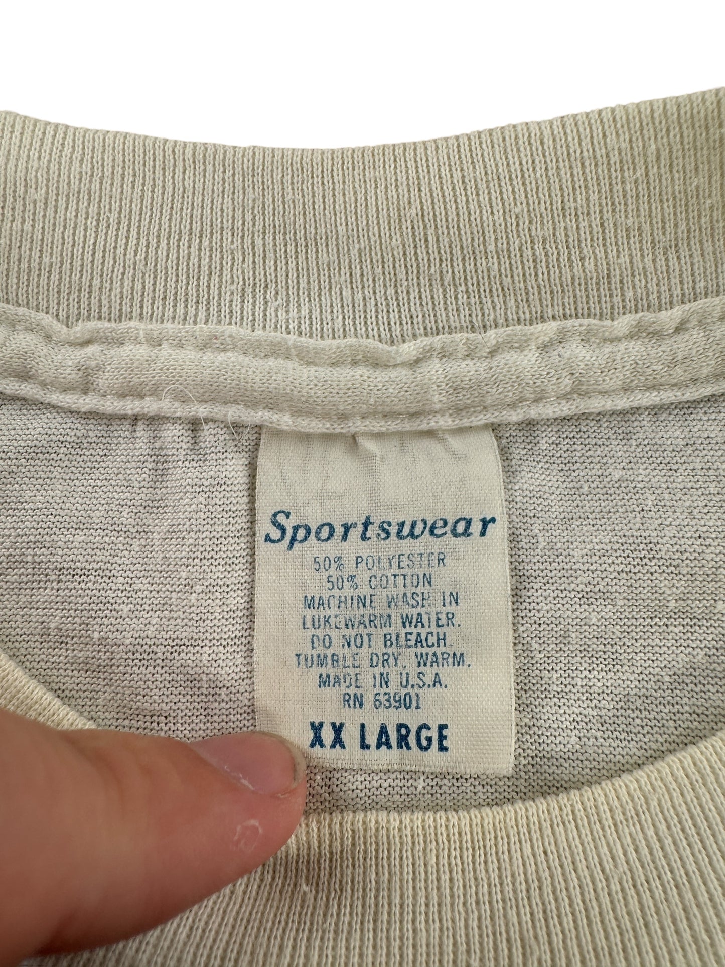 Tag on Vintage Red Wing Shoes Tee SZ XXL