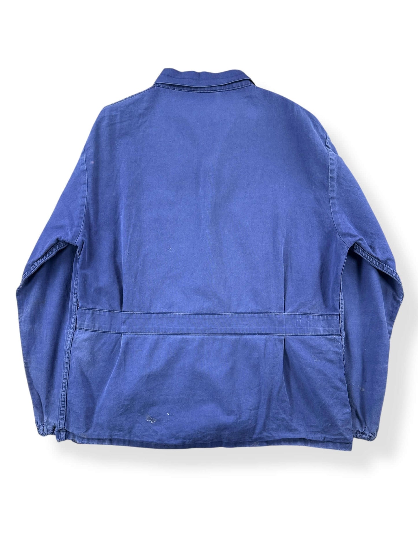 Back of Vintage Worked In French Chore Coat SZ L
