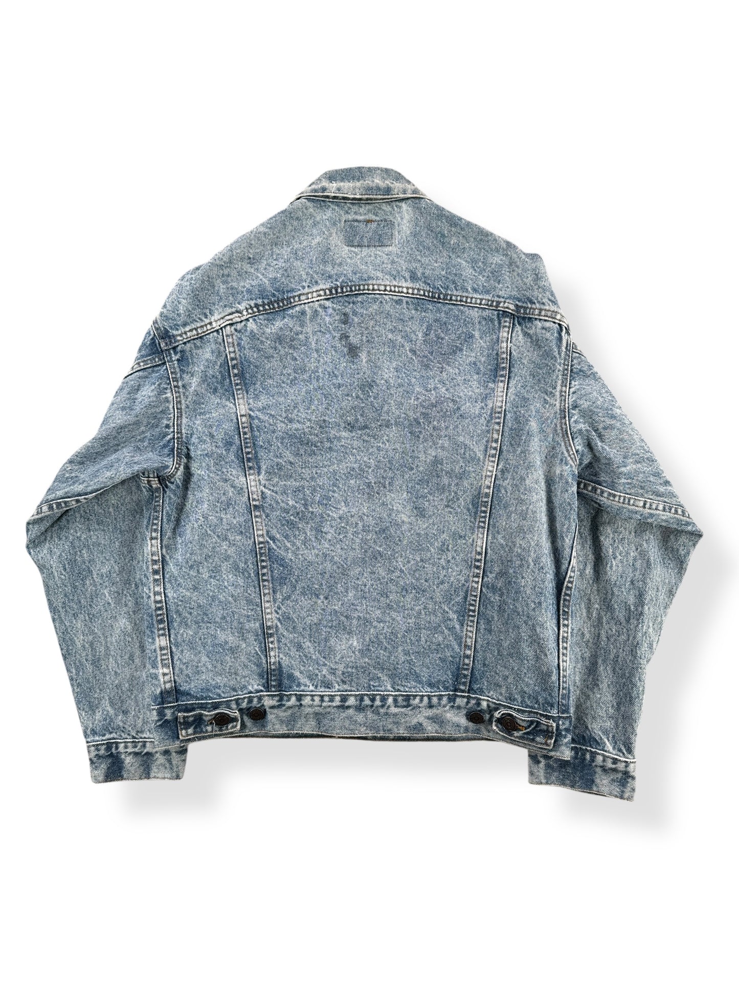 Back of Vintage Levi's Acid Wash Type 3 Jacket SZ L