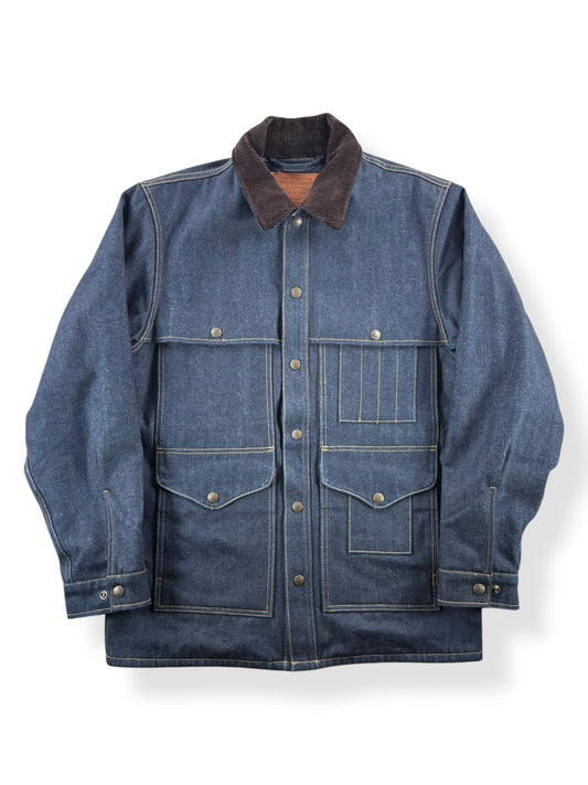 Front of Modern Filson Lined Denim Cruiser Jacket SZ S