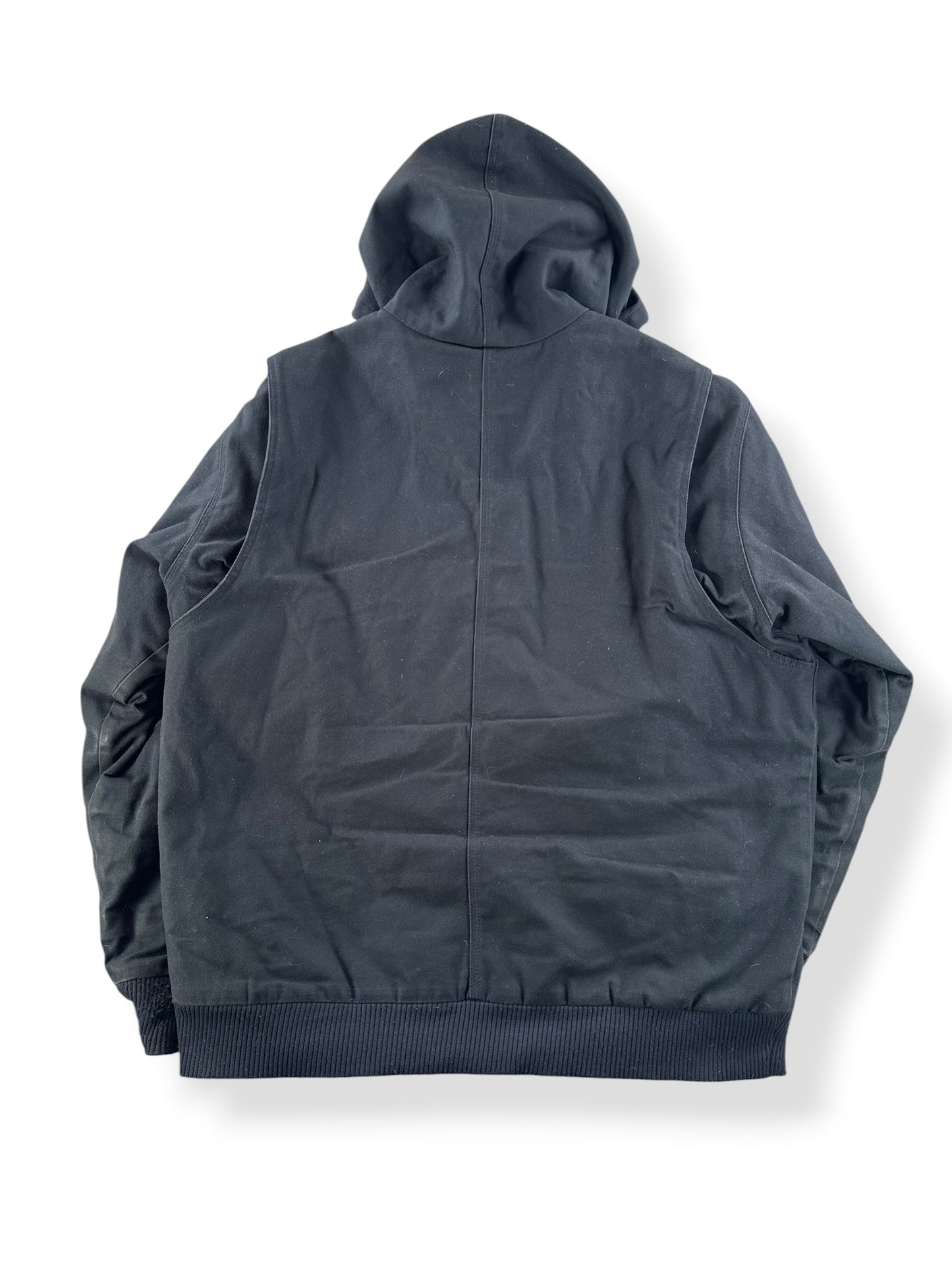 Back of Filson Black Worksmith Jacket SZ L