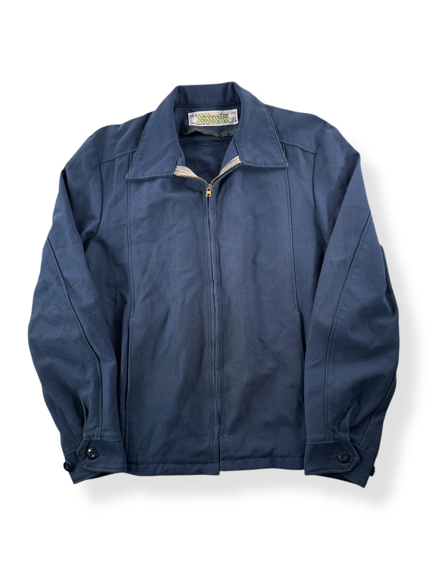 Front of Vintage Wrangler Gas Station Jacket SZ 38