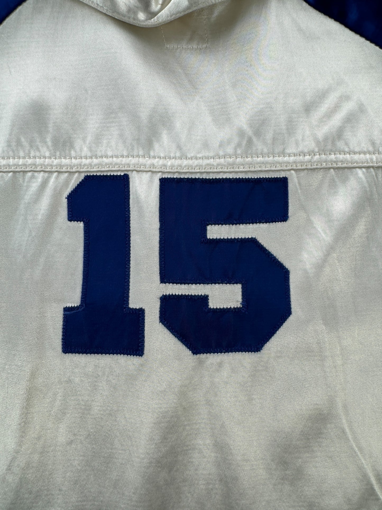 15 on Vintage Satin The Beacon "15" Jersey SZ M