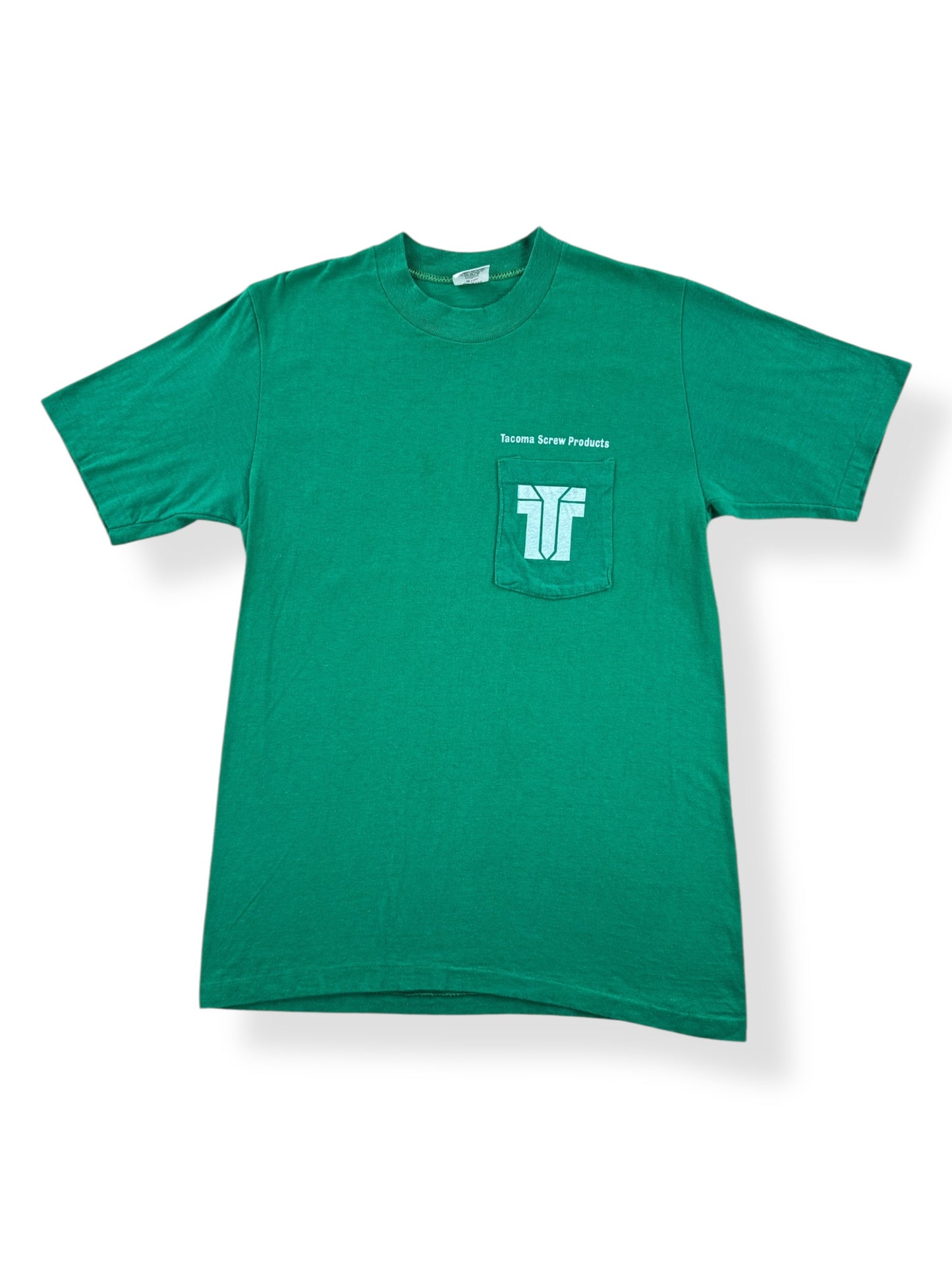 Front of Vintage Tacoma Screw Tee SZ S
