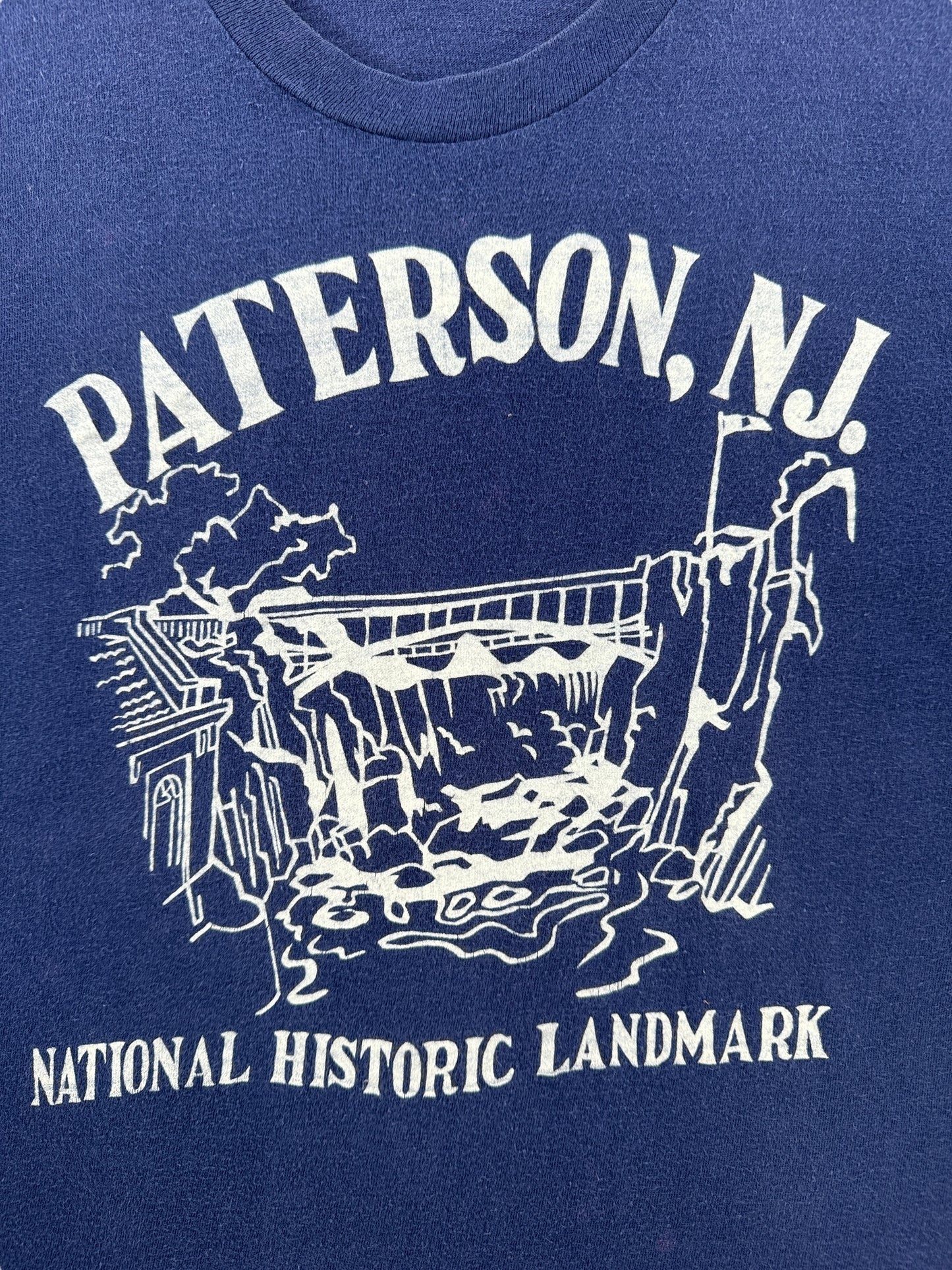 Front Graphic of Vintage Patterson NJ Tee SZ L