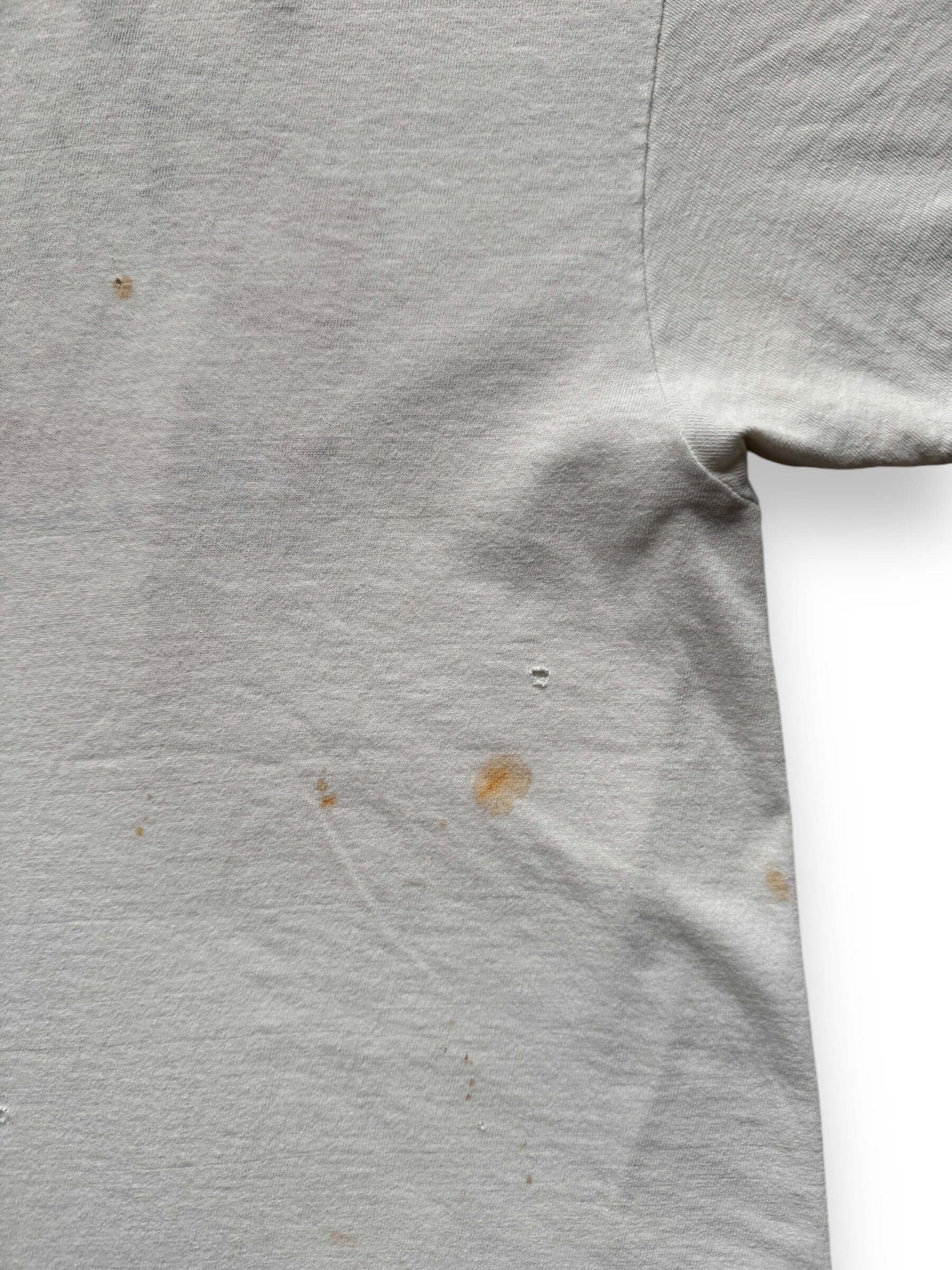 damage on Vintage 60s Hand Drawn "Winner's Circle" Auto Racing Tee SZ L