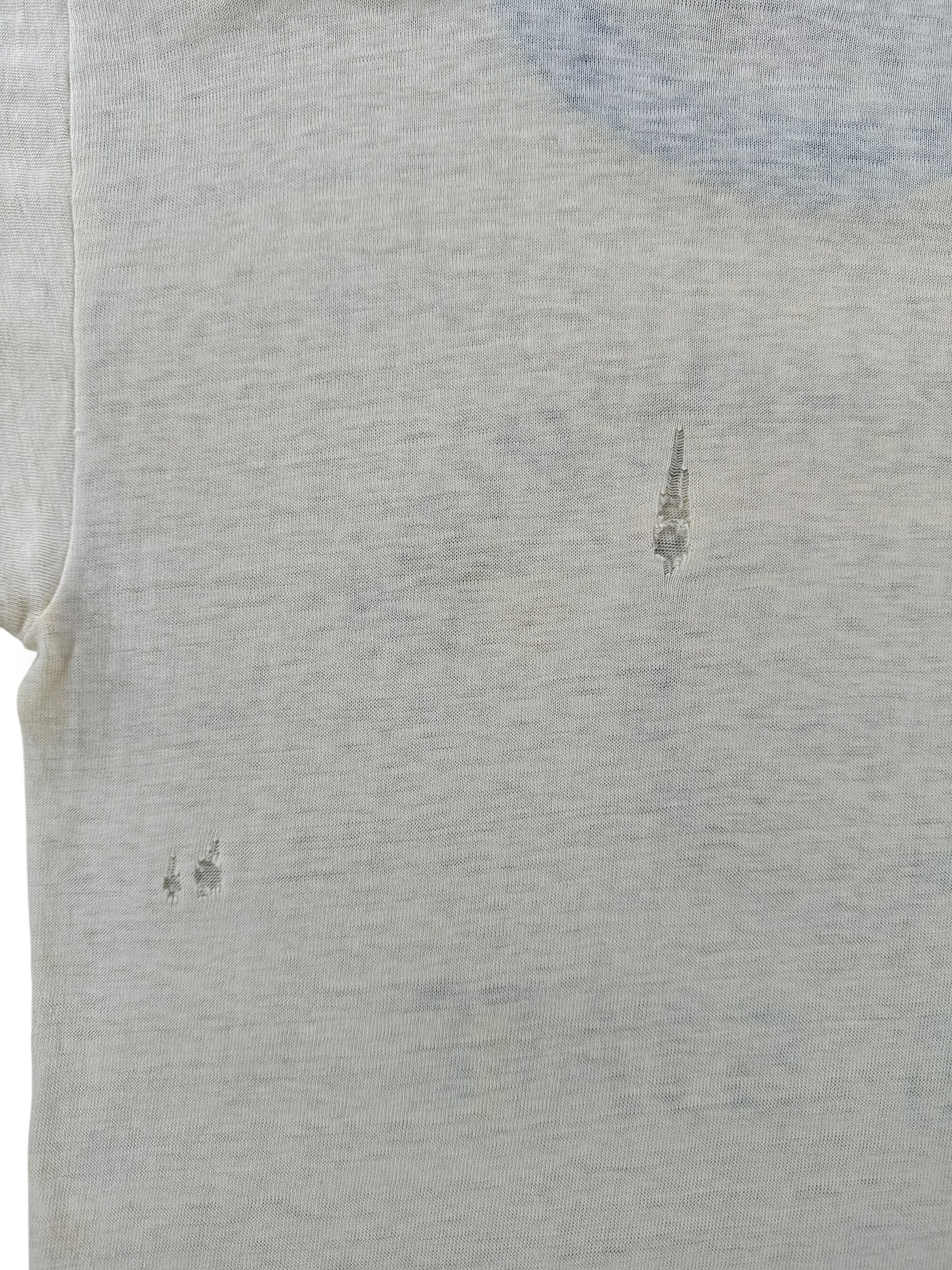 Holes on Vintage American Legion New Hampshire Boys State Ringer Tee SZ S