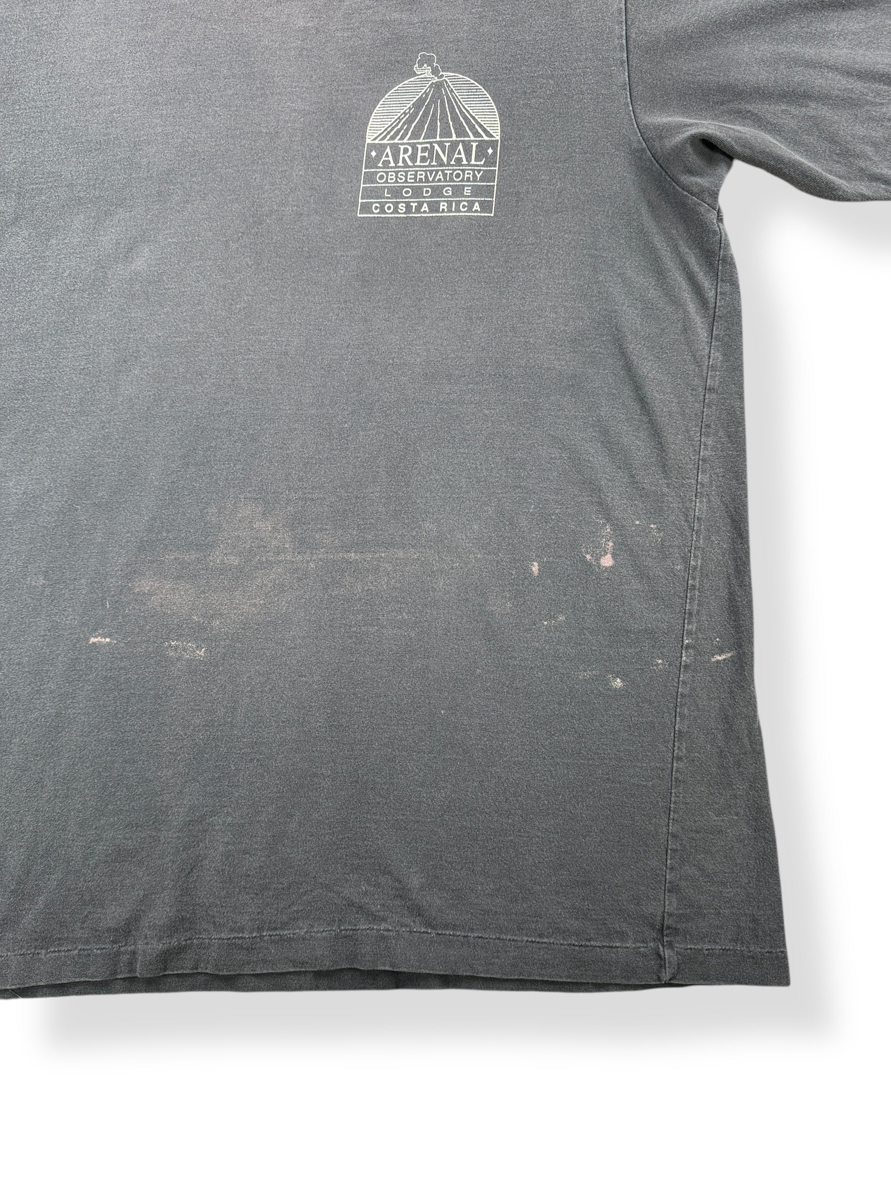 Stains on Vintage Arenal Costa Rican Volcano Tee SZ XL AS IS