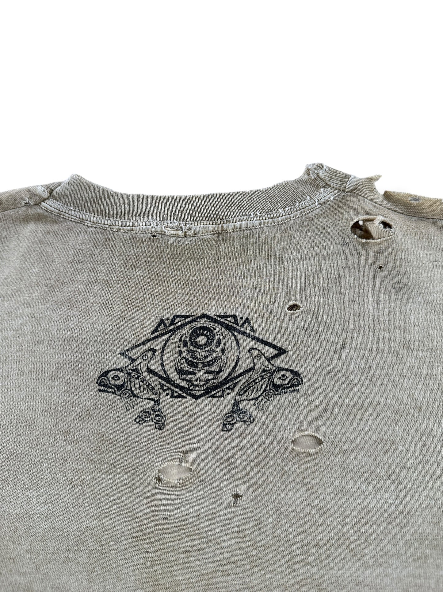 Back Graphic of Vintage Distressed 1994 Northwest Grateful Dead Tee SZ XL