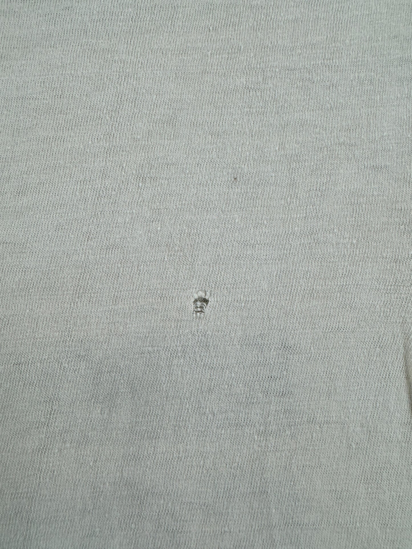 Hole on Back of Vintage 1970s Empathy Message Tee SZ S