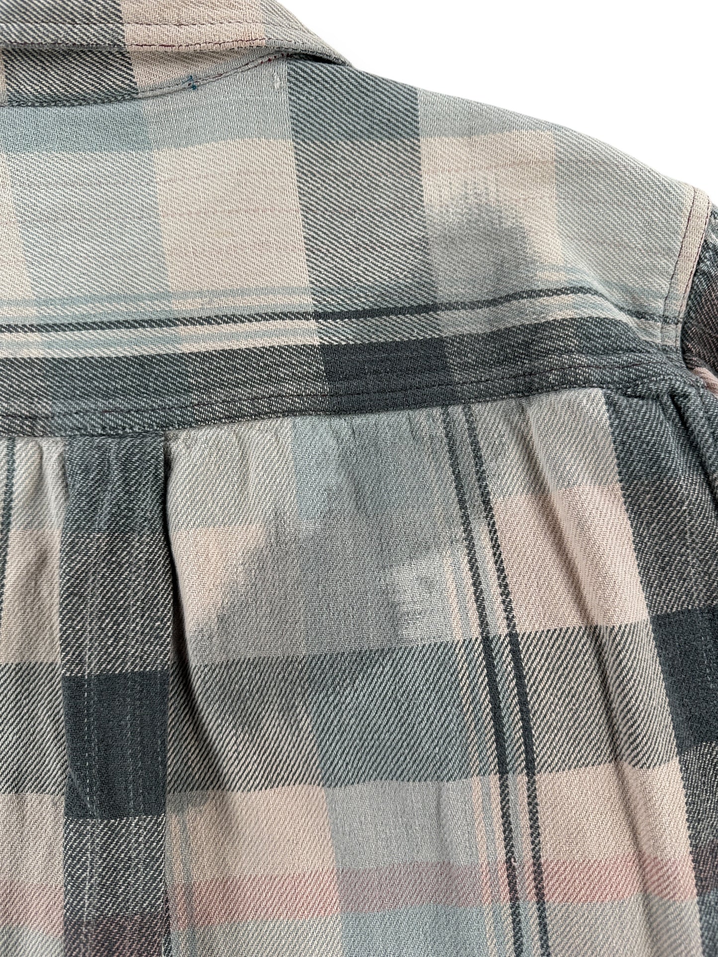 Stain on Vintage WearGuard Faded Cotton Flannel SZ M
