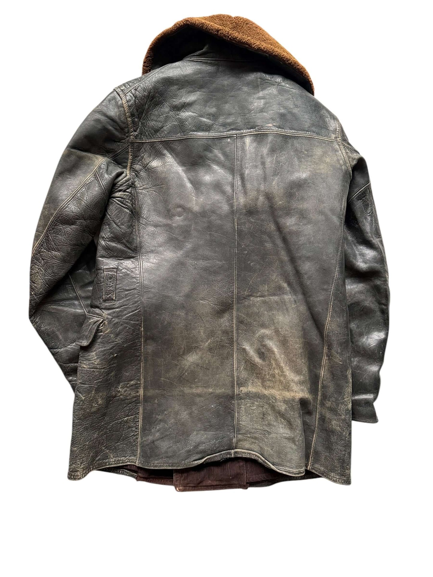 back of Vintage Hercules Horsehide Leather Barn Stormer SZ M