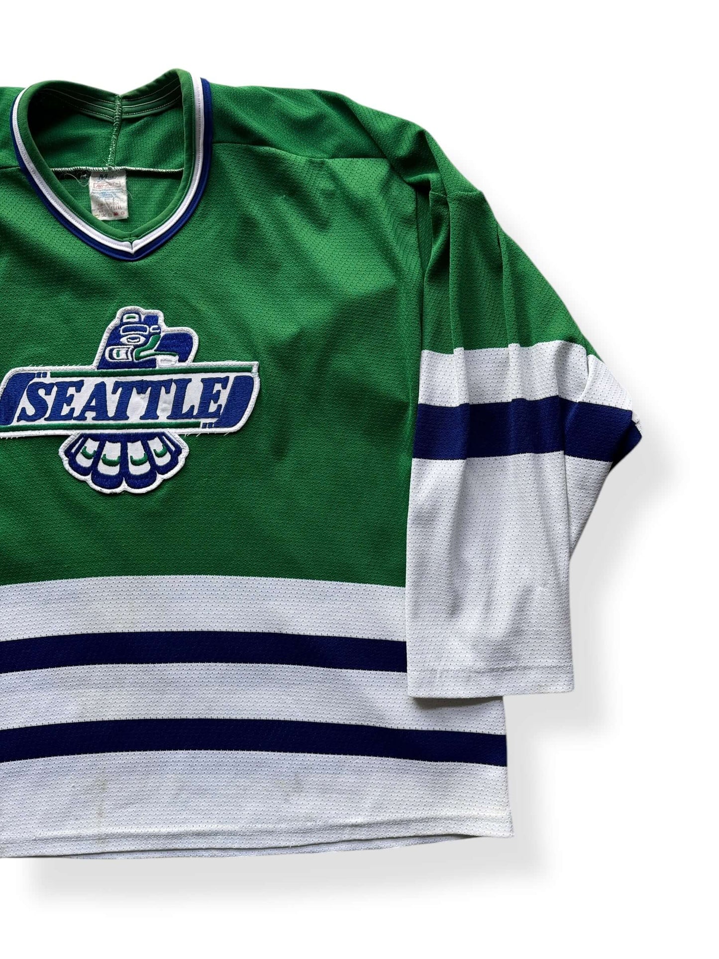 Front Left of Seattle Thunderbirds Jersey SZ XXL