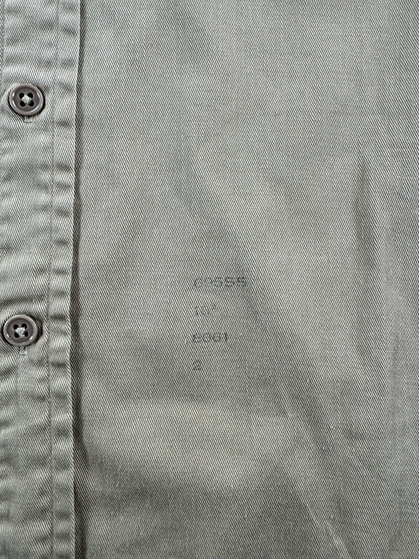 Stamp on Vintage Conqueror Heavy Weight Twill Shirt SZ XL