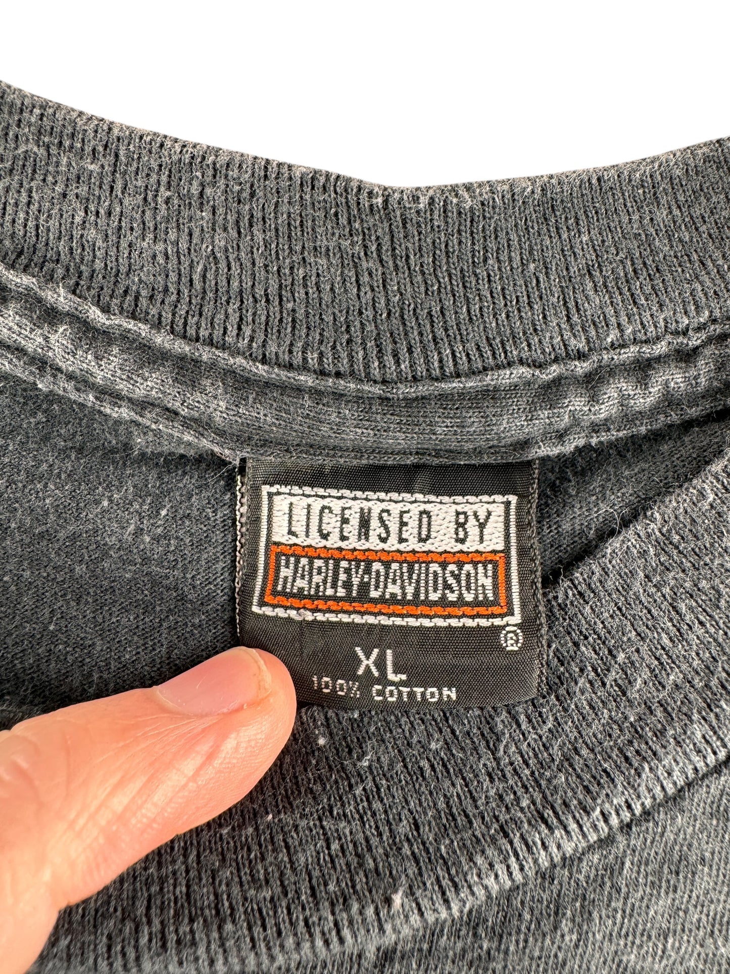 Tag on Vintage 50th Anniversary Harley Pocket Tee SZ XL