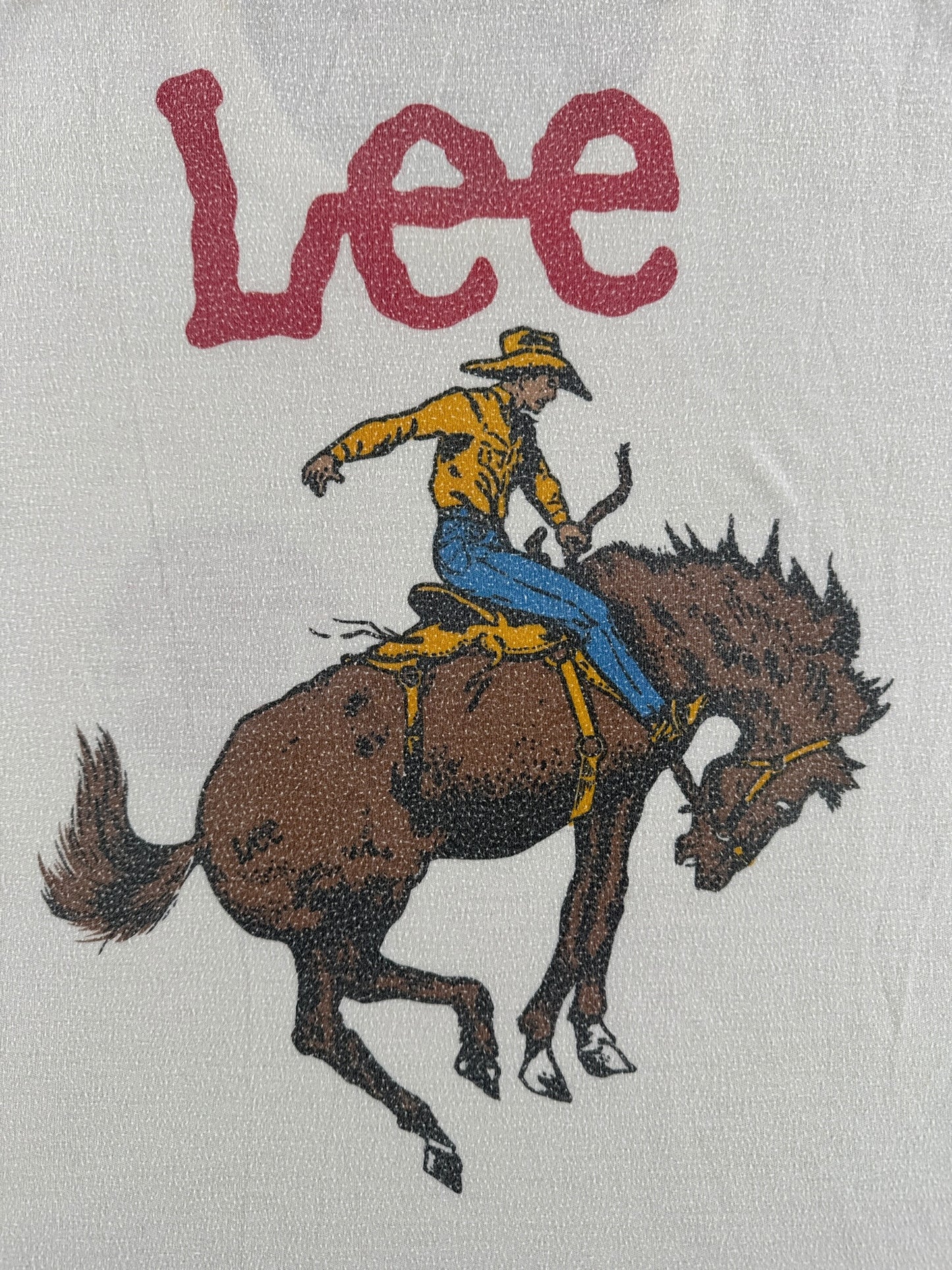 Back Graphic of Vintage Lee Cowboy Tee SZ S