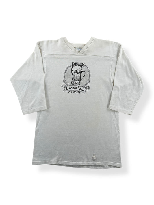 Front of Vintage Del's Bar Jersey SZ S