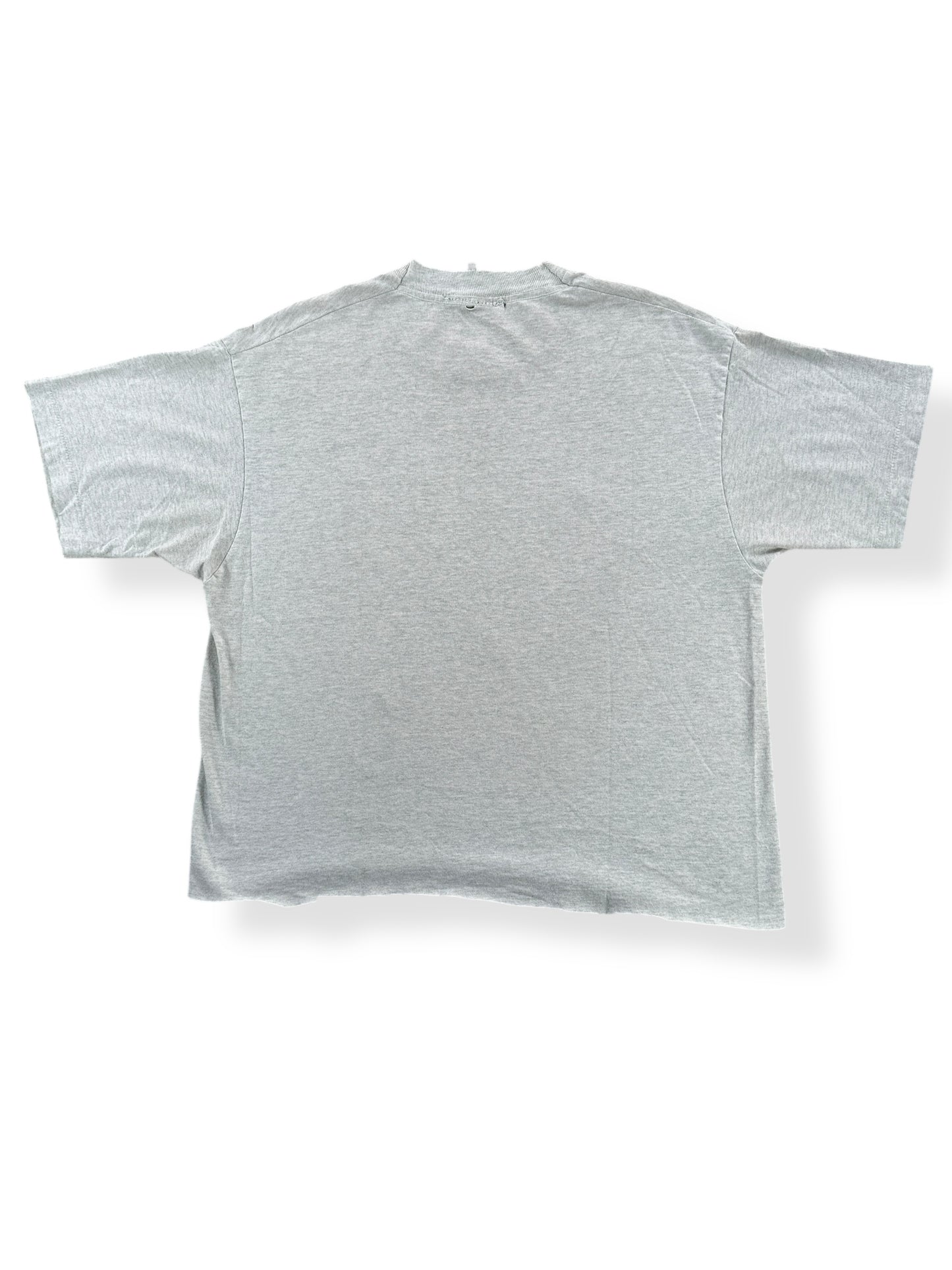 Back of Vintage Oliver Tractor Cropped Tee SZ L