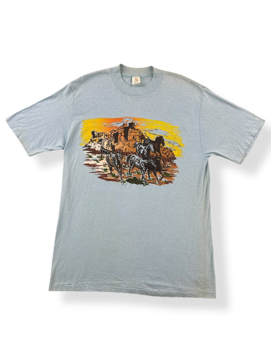 Front of Vintage Horse AOP Pocket Tee SZ L