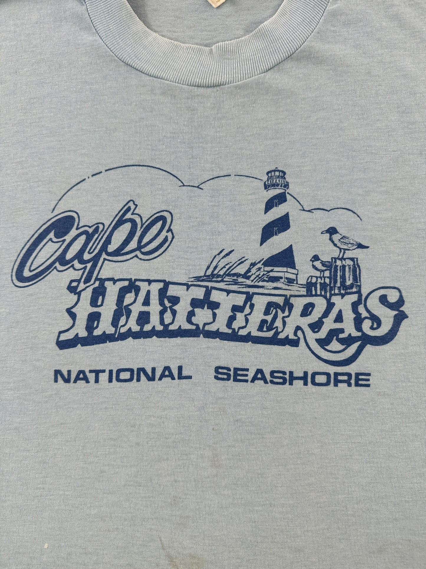 Graphic of Vintage Cape Hatteras Tourist Tee SZ S