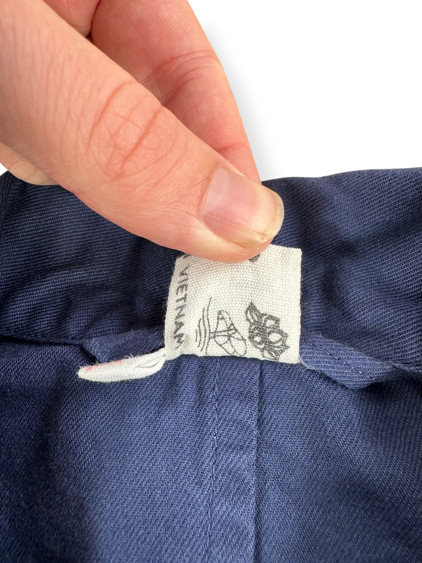 Tag on Vintage Dark Blue French Chore Coat SZ M