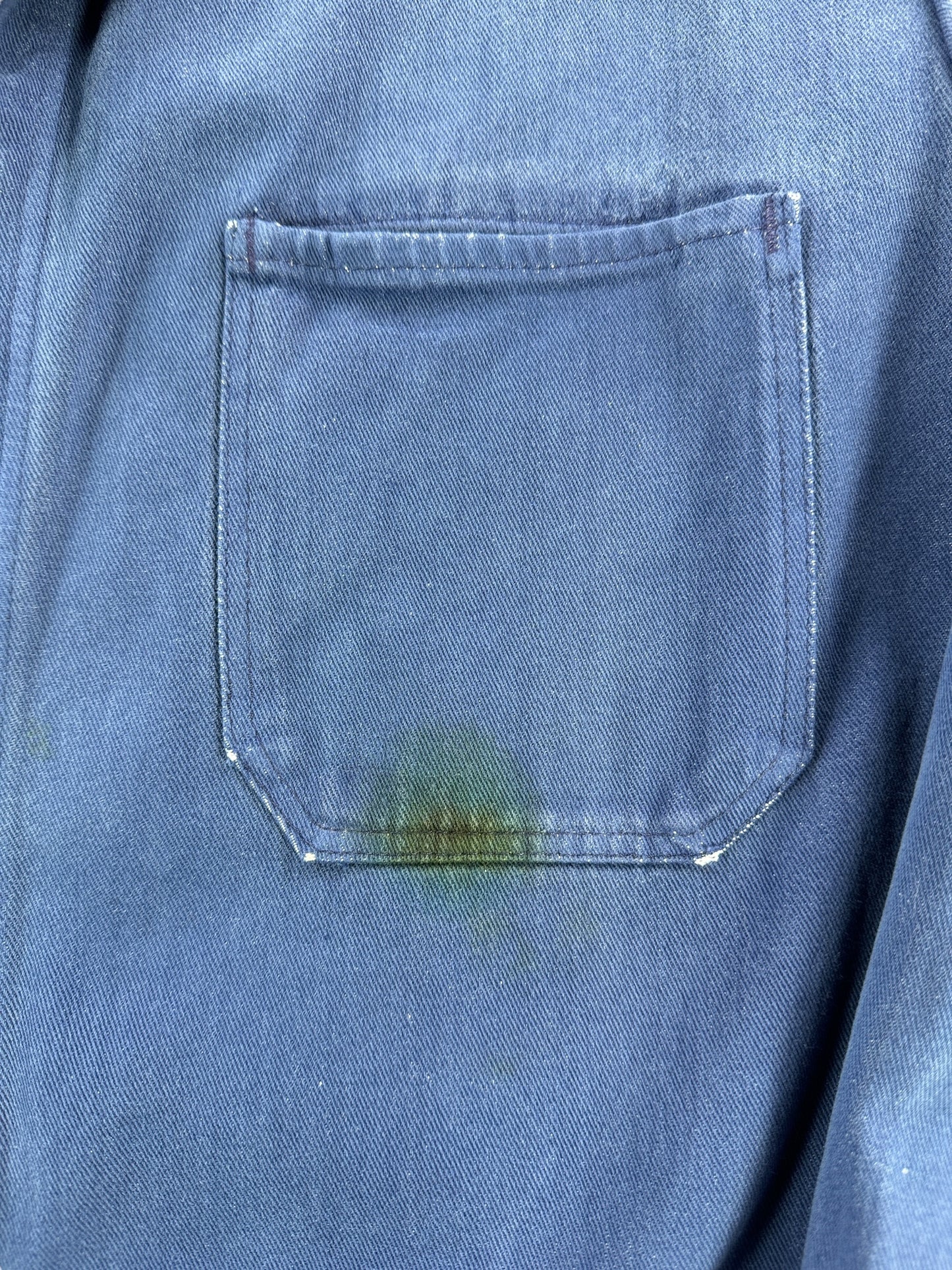 Stain on Pocket of Vintage Euro Work Jacket SZ L