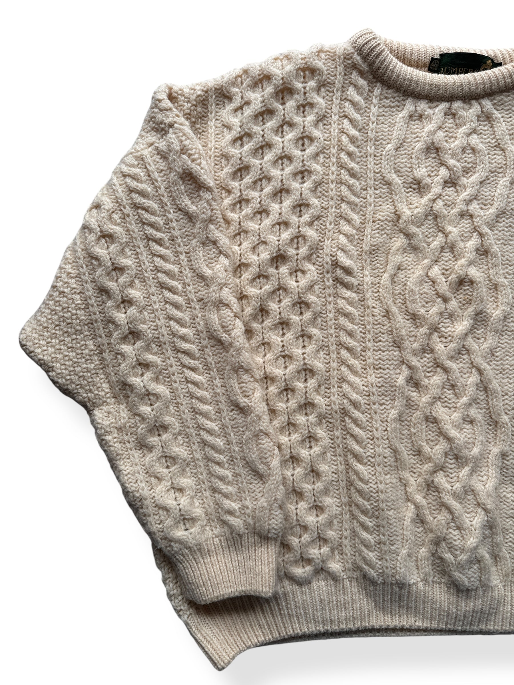 Front Right of Jumpers Wool Irish Fisherman Sweater SZ XL