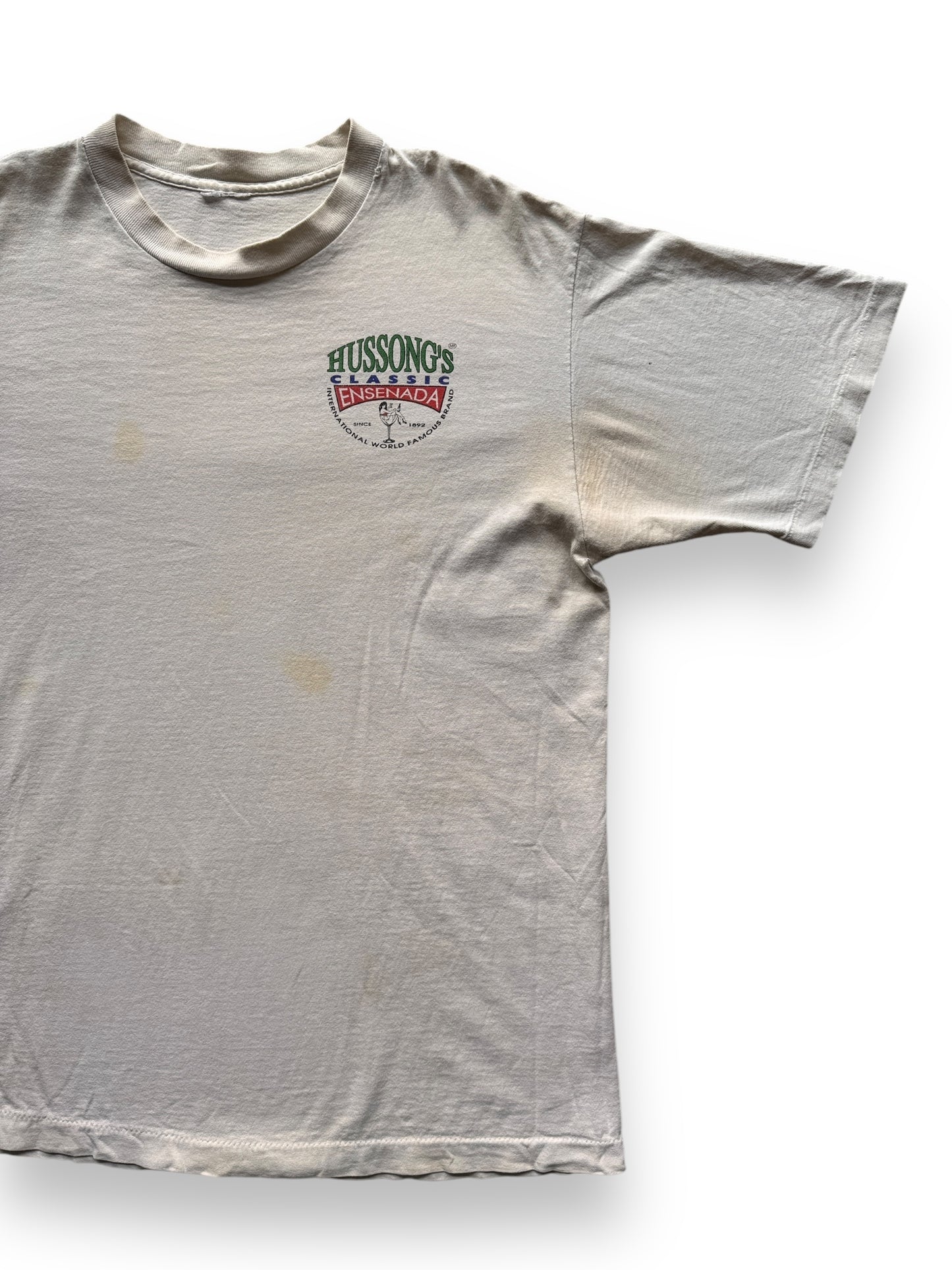 front left of Vintage Hussong's Ensenada Tee SZ L