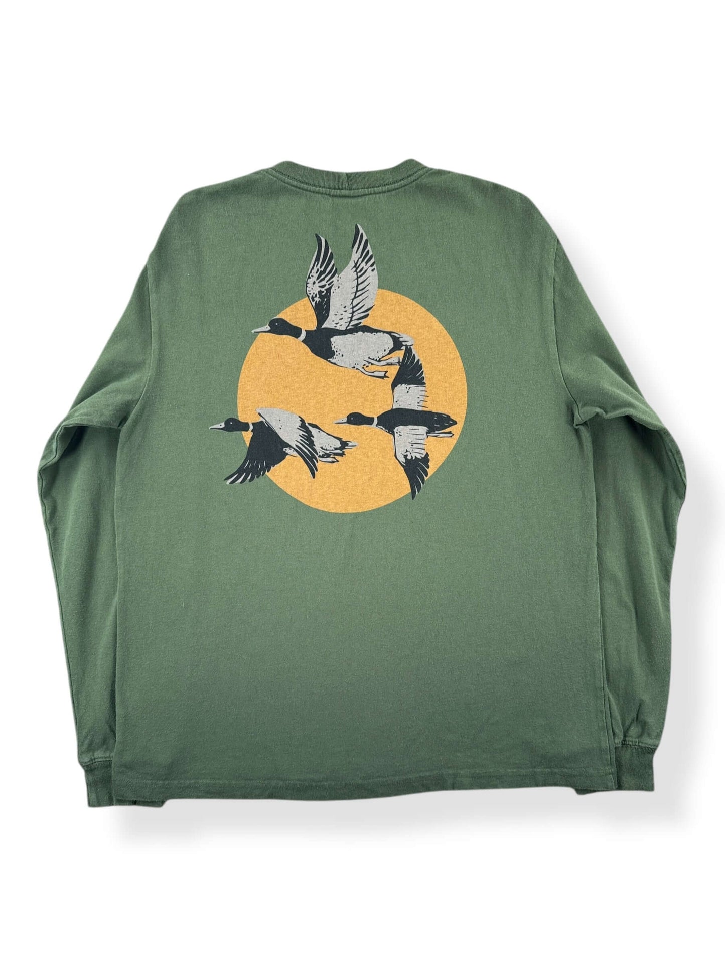 Back of Filson Sportsman Long Sleeve Tee SZ M