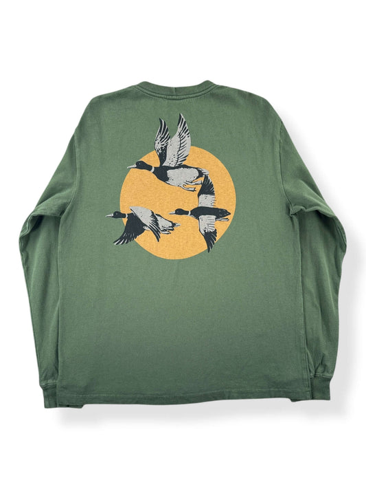Back of Filson Sportsman Long Sleeve Tee SZ M