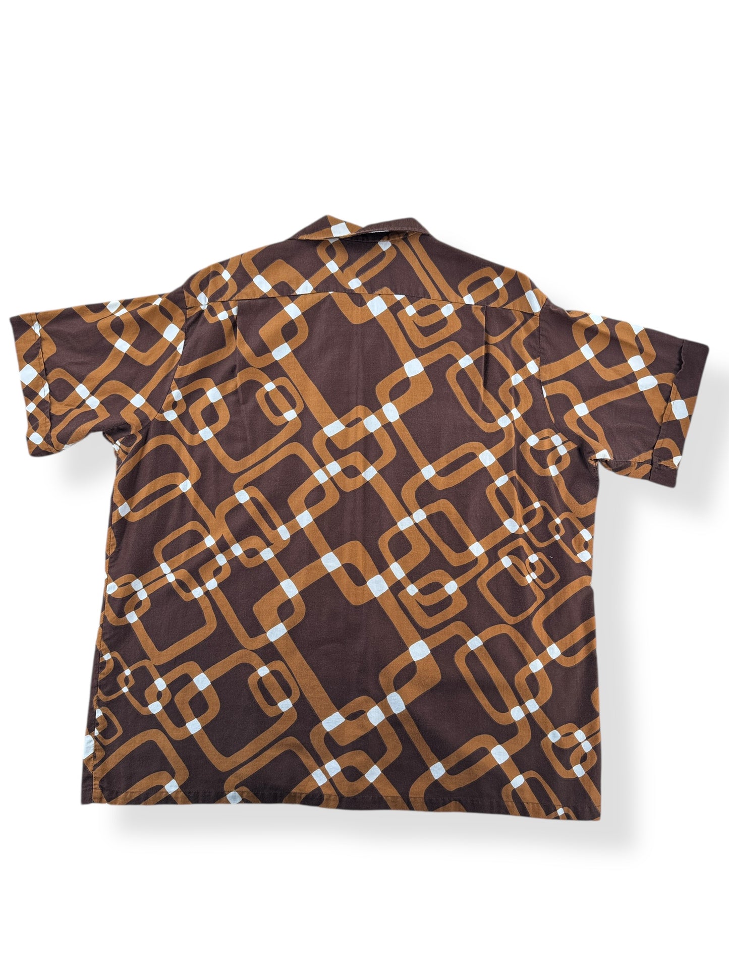 Back of Vintage Duke of Hollywood Classic Aloha Shirt SZ XXL