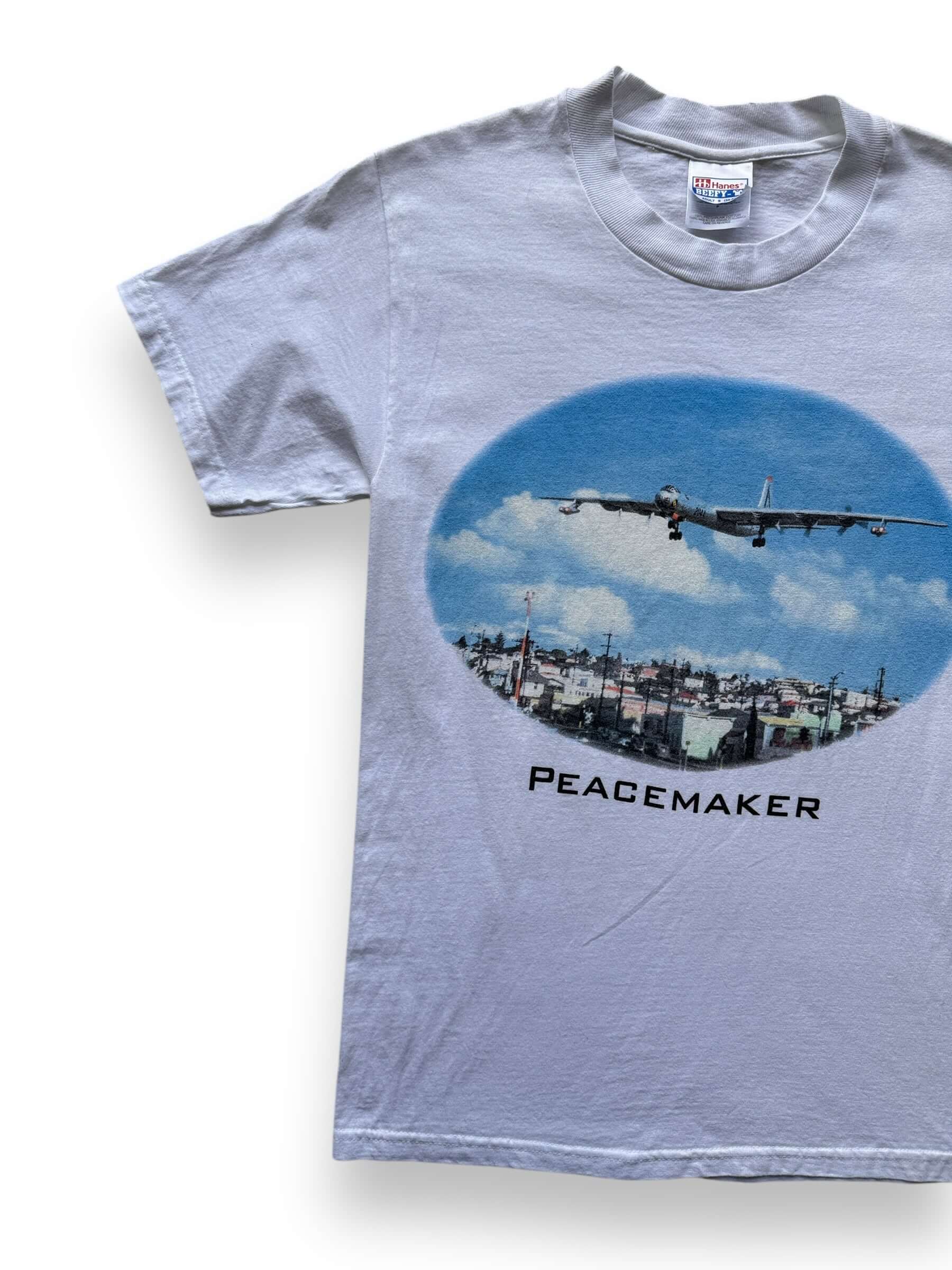 front right of Vintage Peacemaker Tee SZ S
