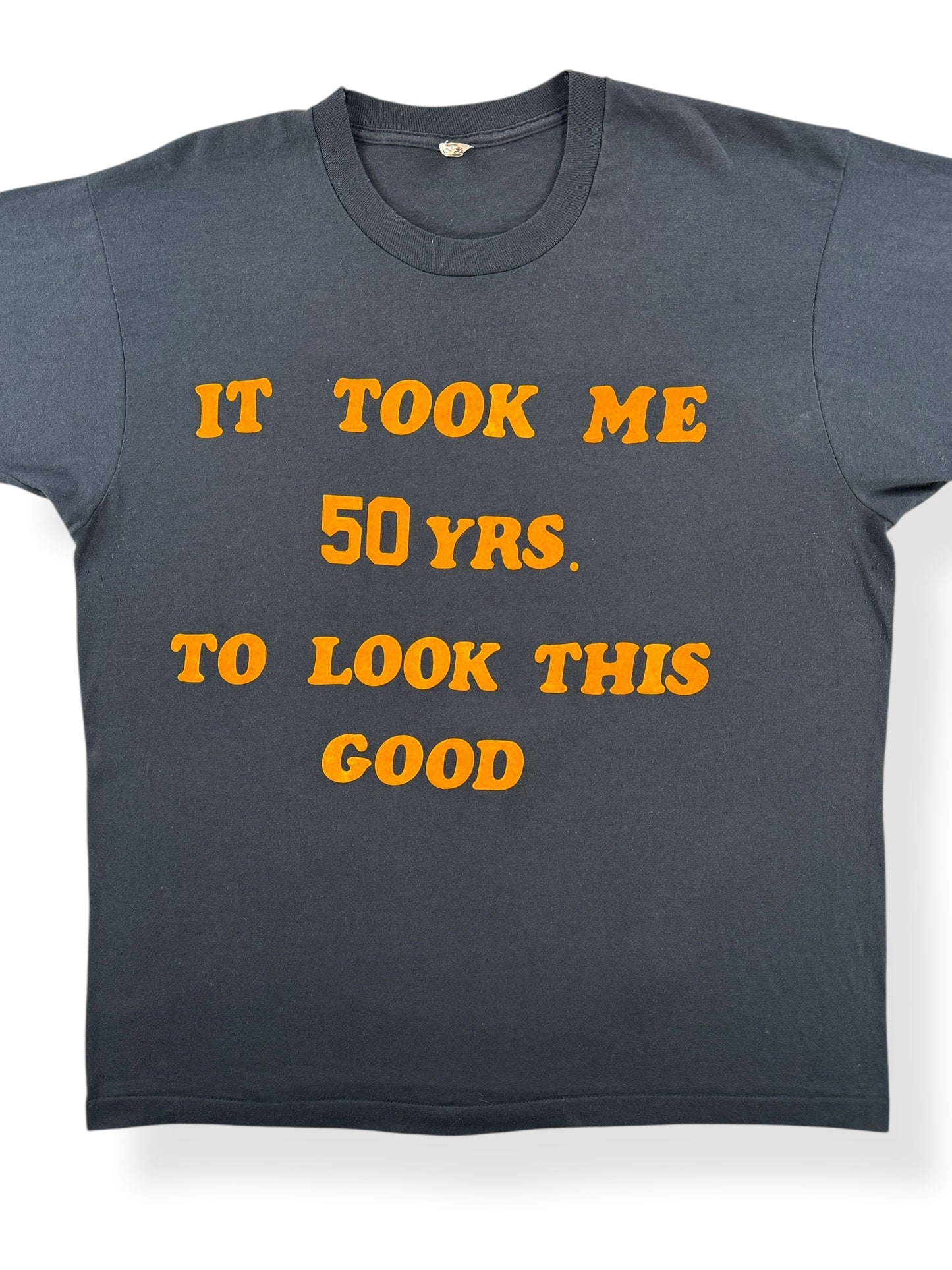 Front Close Up of Vintage It Took Me 50 Years Tee SZ XL