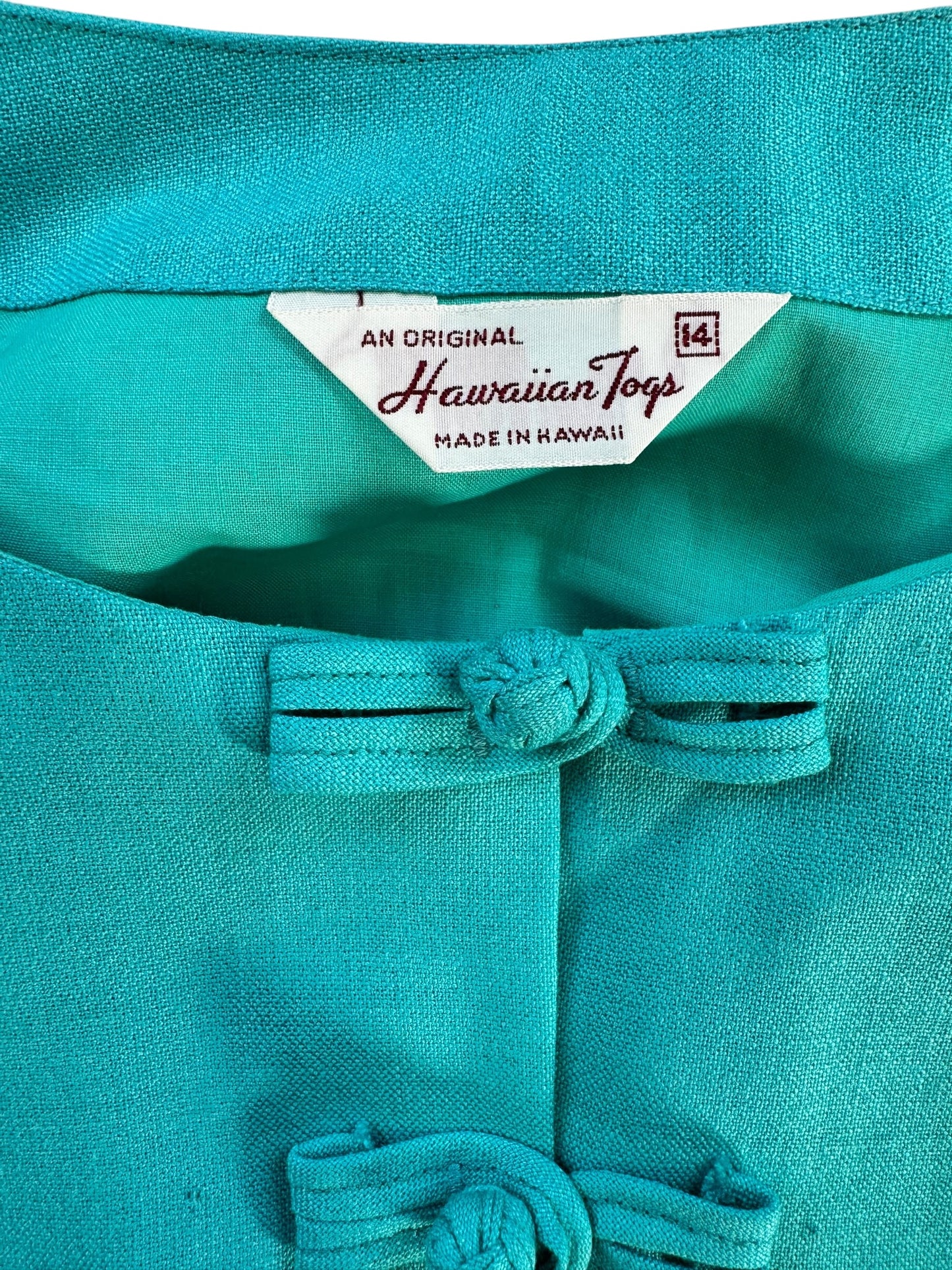 Tag of 1960s Hawaiian Togs Two-Piece Pant Set M