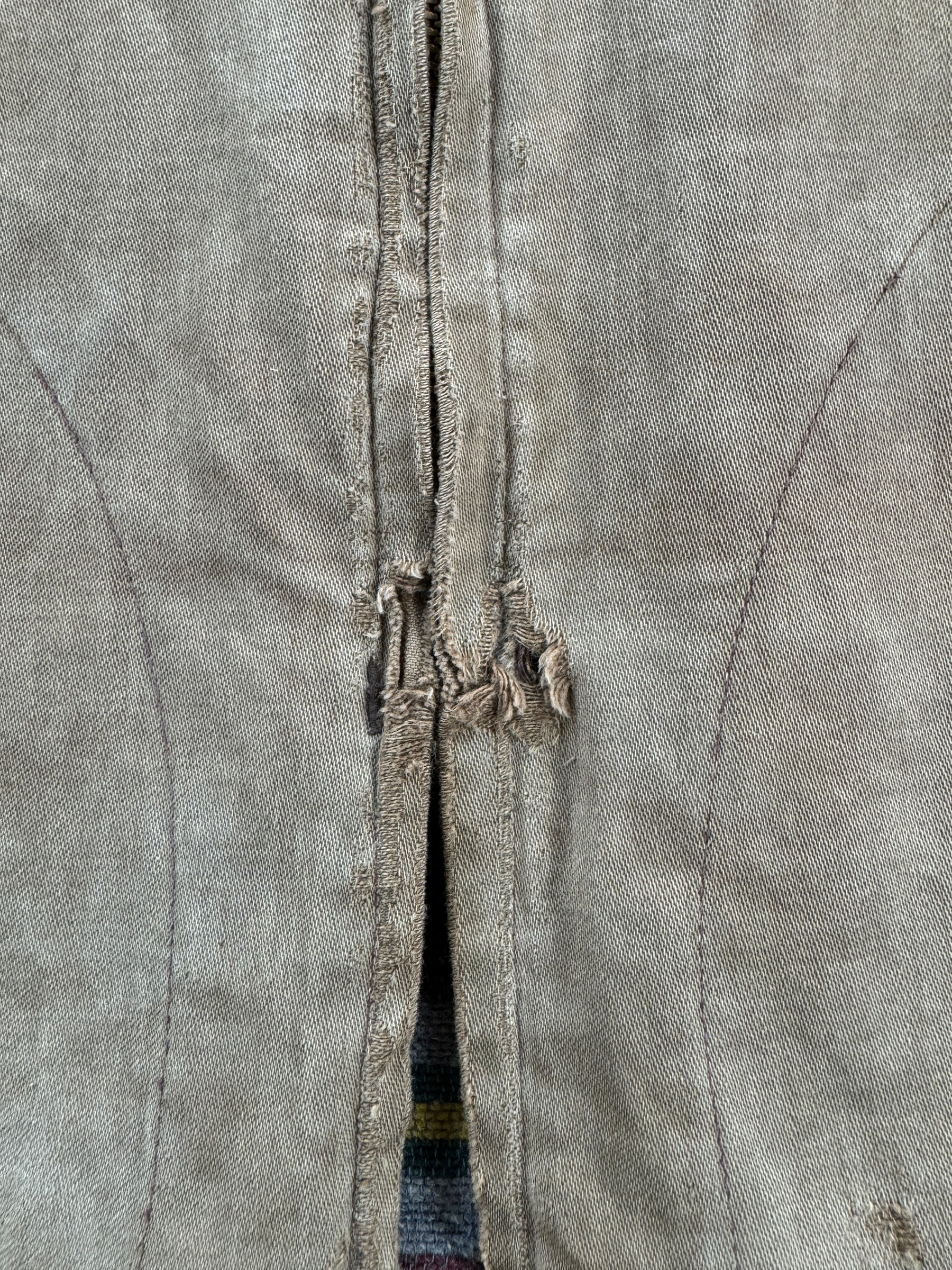 Damage on Vintage 40s Era Blanket Lined Work Jacket SZ S