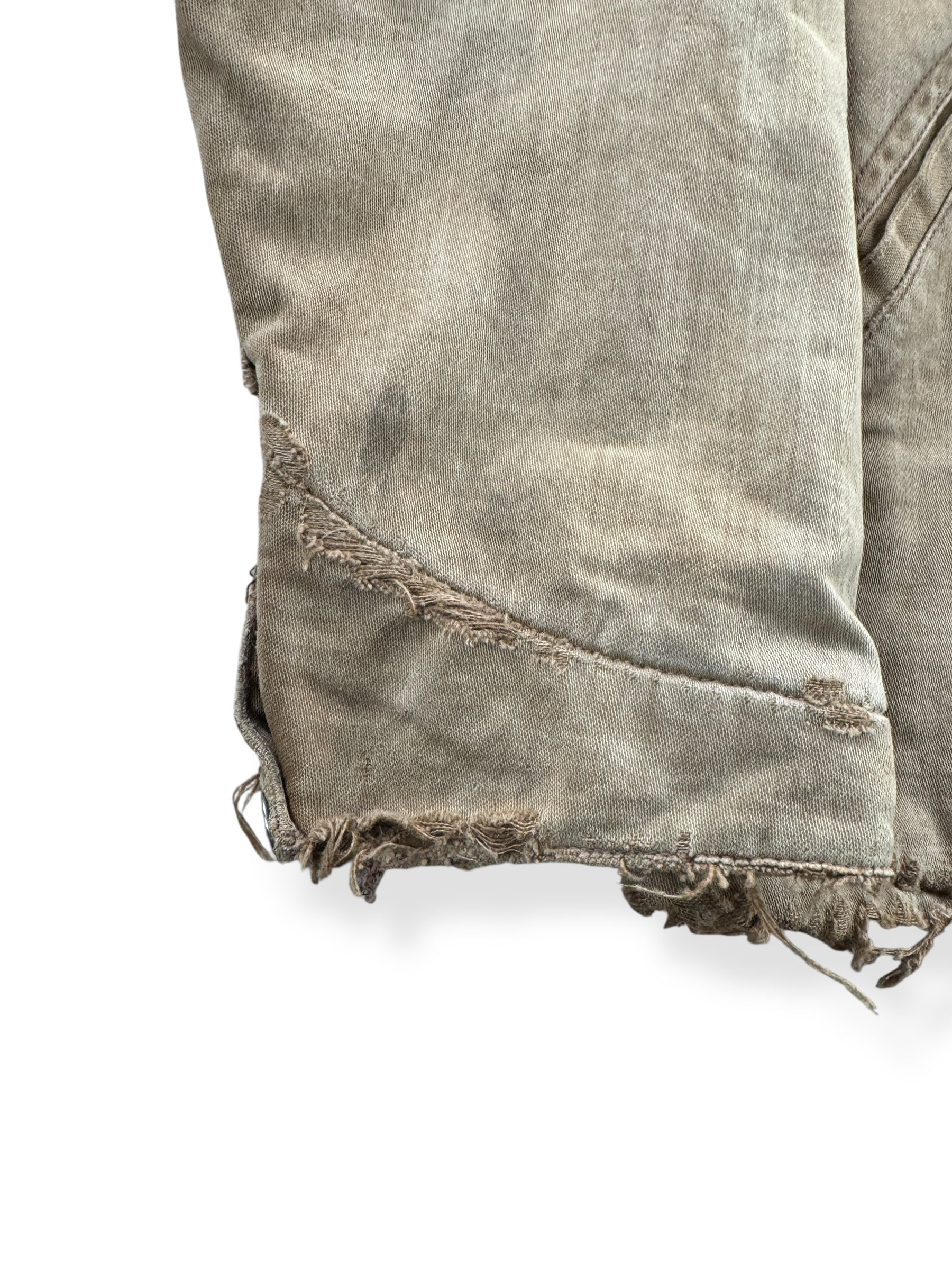 Cuff on Vintage 40s Era Blanket Lined Work Jacket SZ S