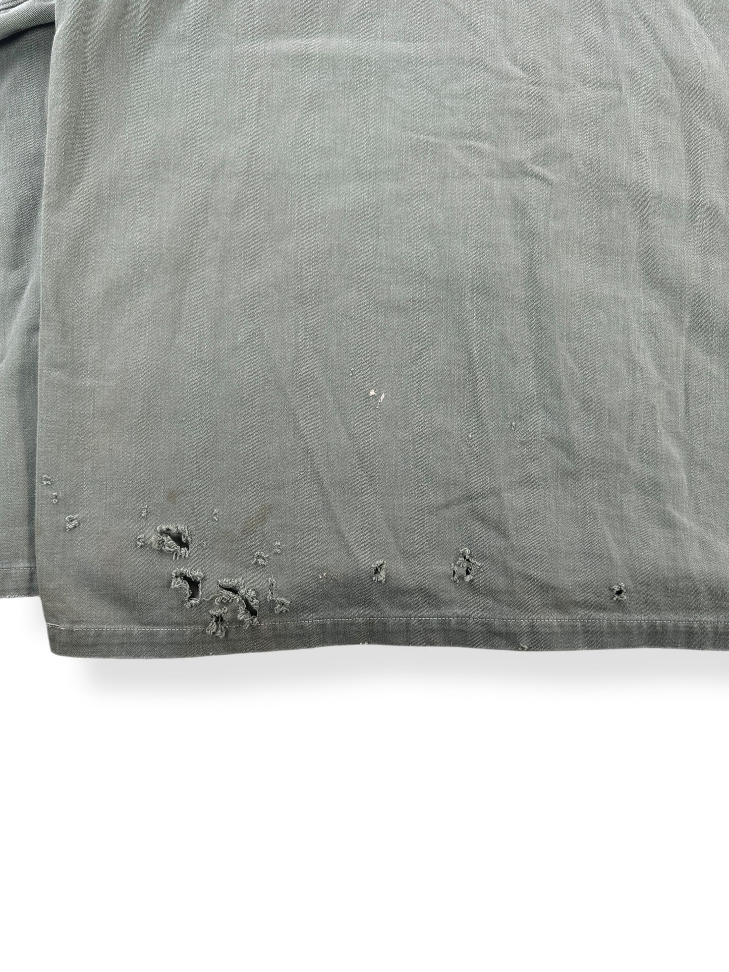 Damage on Vintage 13 Star Military Top SZ M