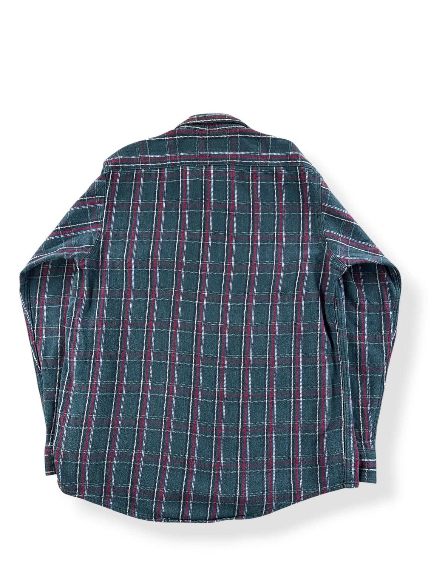 Back of Vintage Dakota Woven Cotton Flannel SZ L
