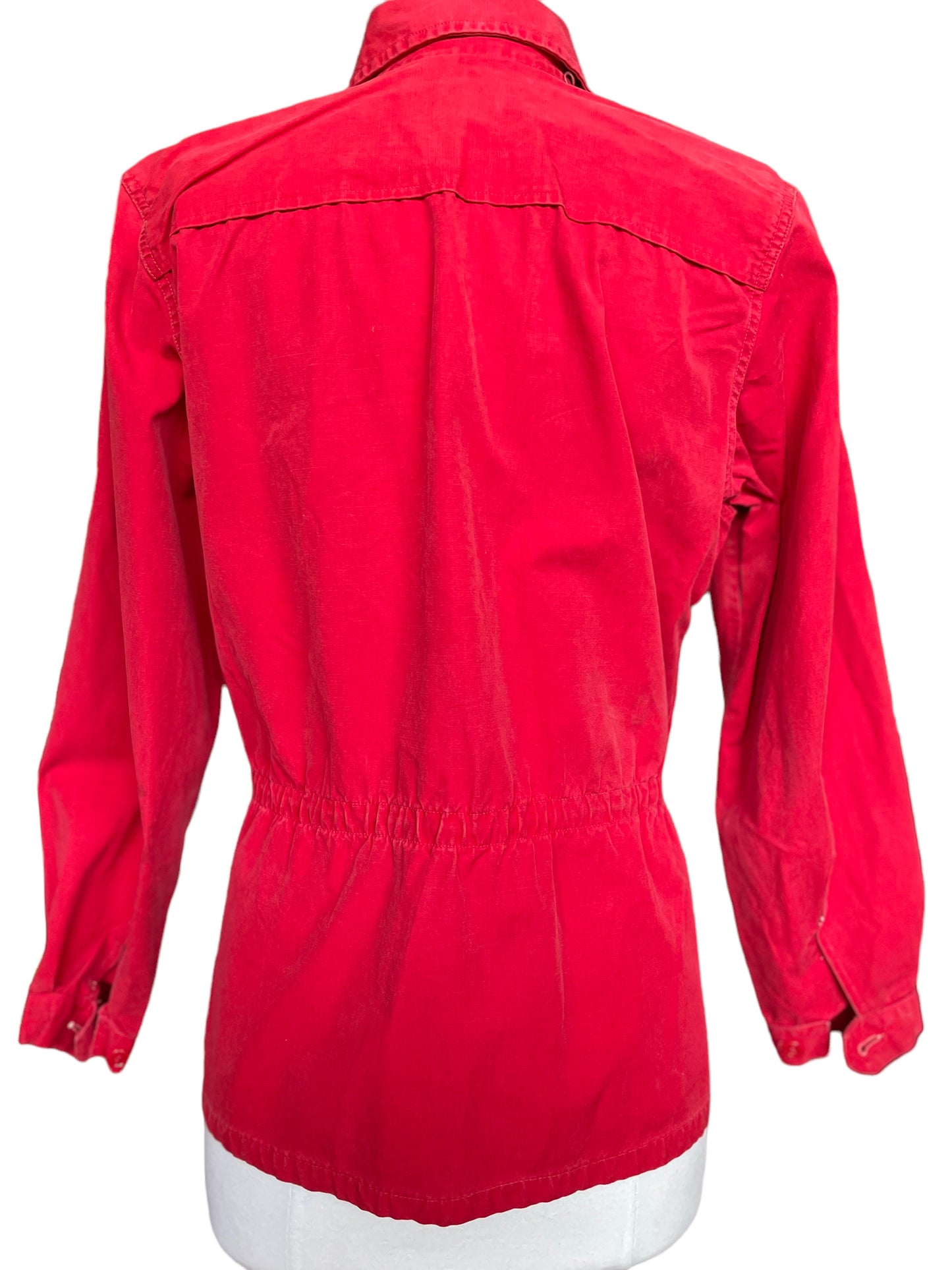 Full back view of Vintage 1970s Diagonal Zip Ski Jacket| Seattle True Vintage | Barn Owl Vintage