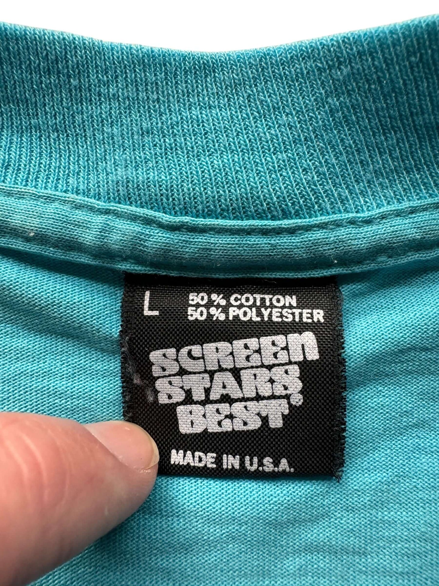 Tag on Vintage Paddle or Die Tee SZ L
