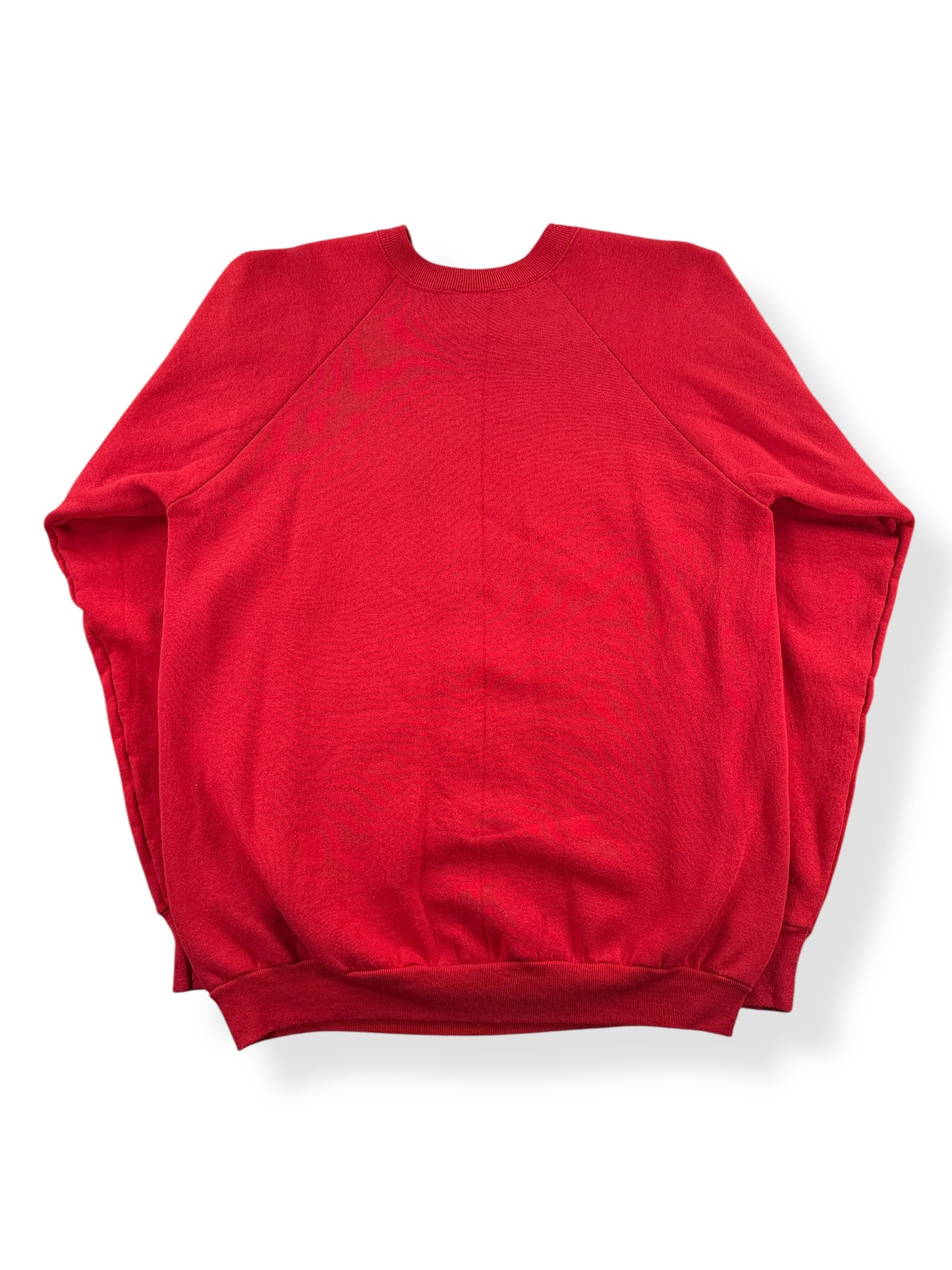 Back of Vintage Red Duck Head Sweatshirt SZ L