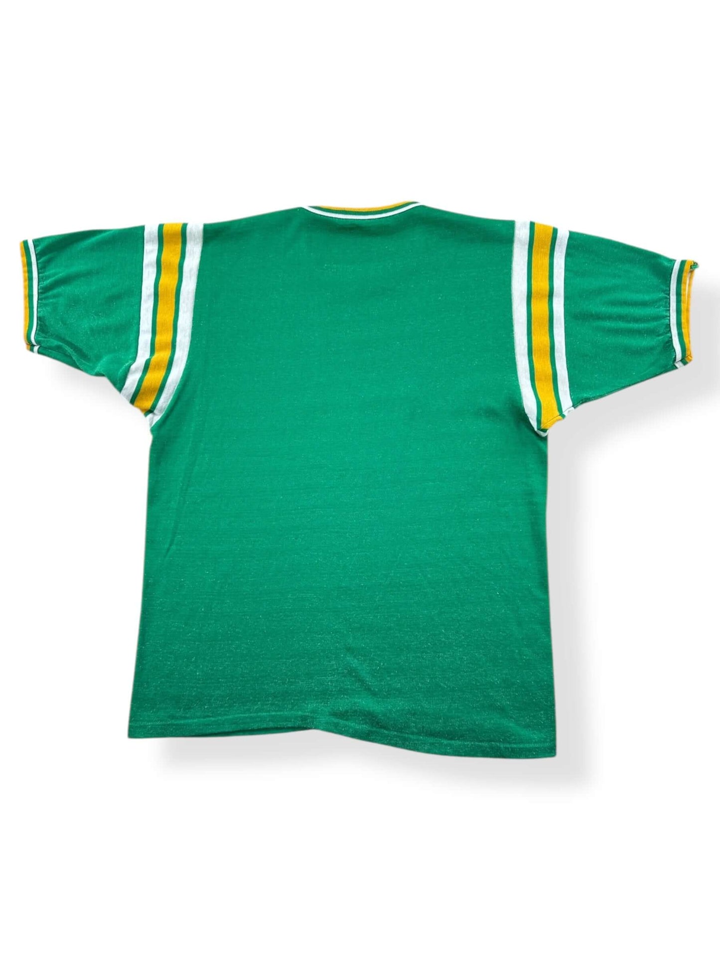 Back of Vintage Mason Green Frat Durene Jersey SZ L