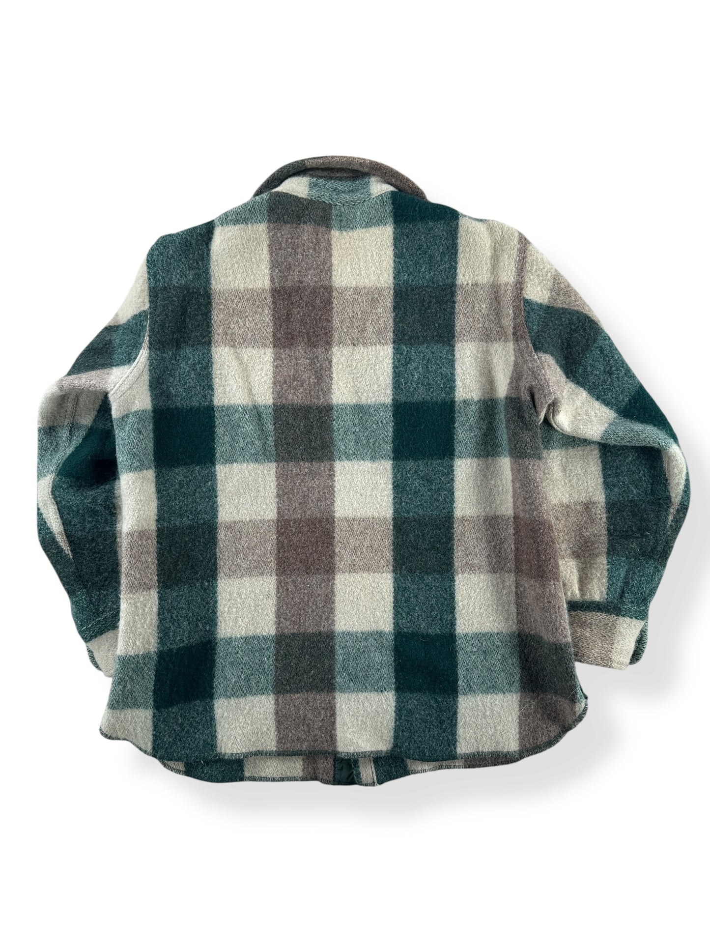 Back of Vintage Woolrich Shirt Jac SZ M